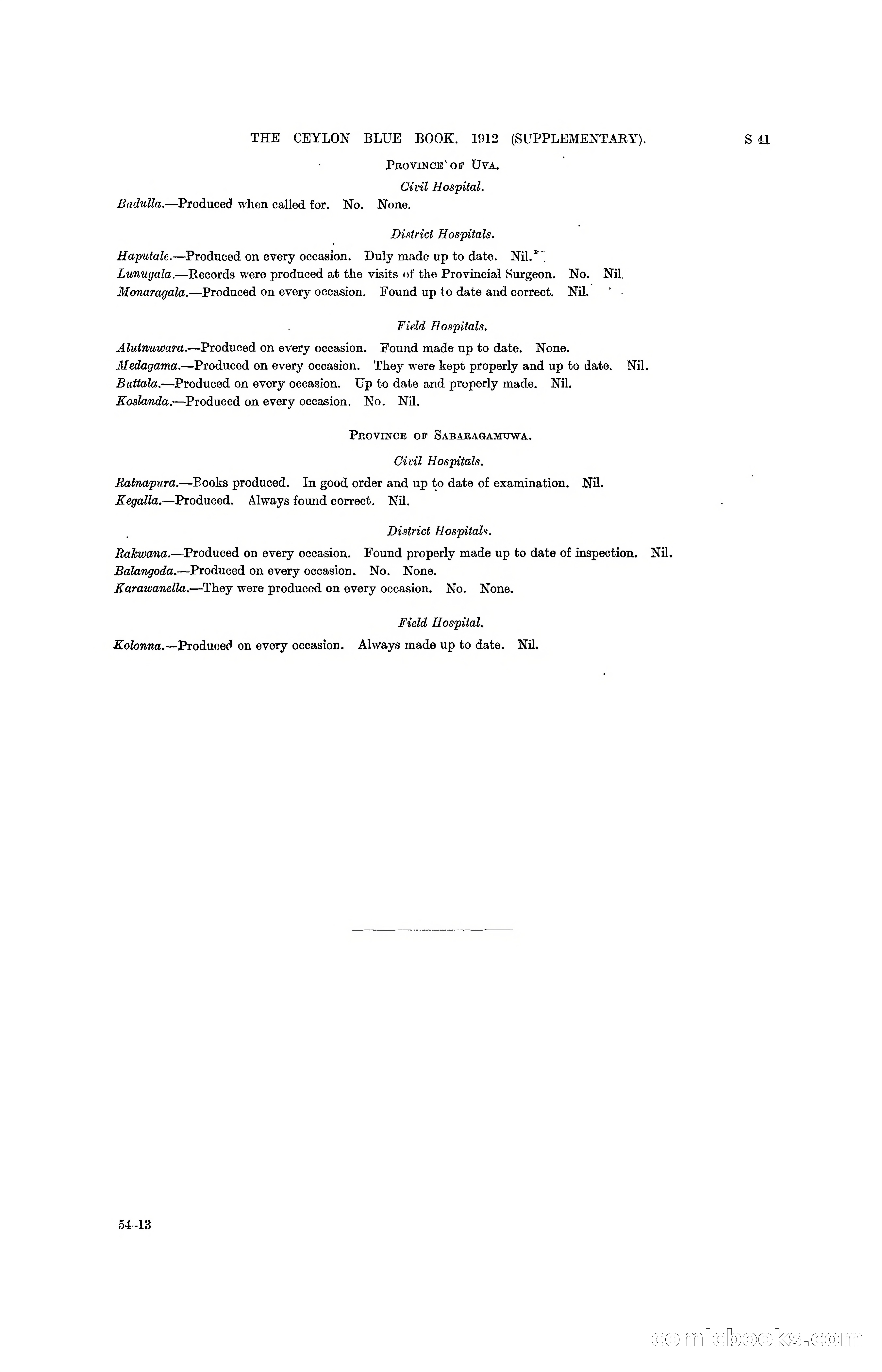 The Ceylon Blue Book, 1912 Supplementary — page 339 of 400
