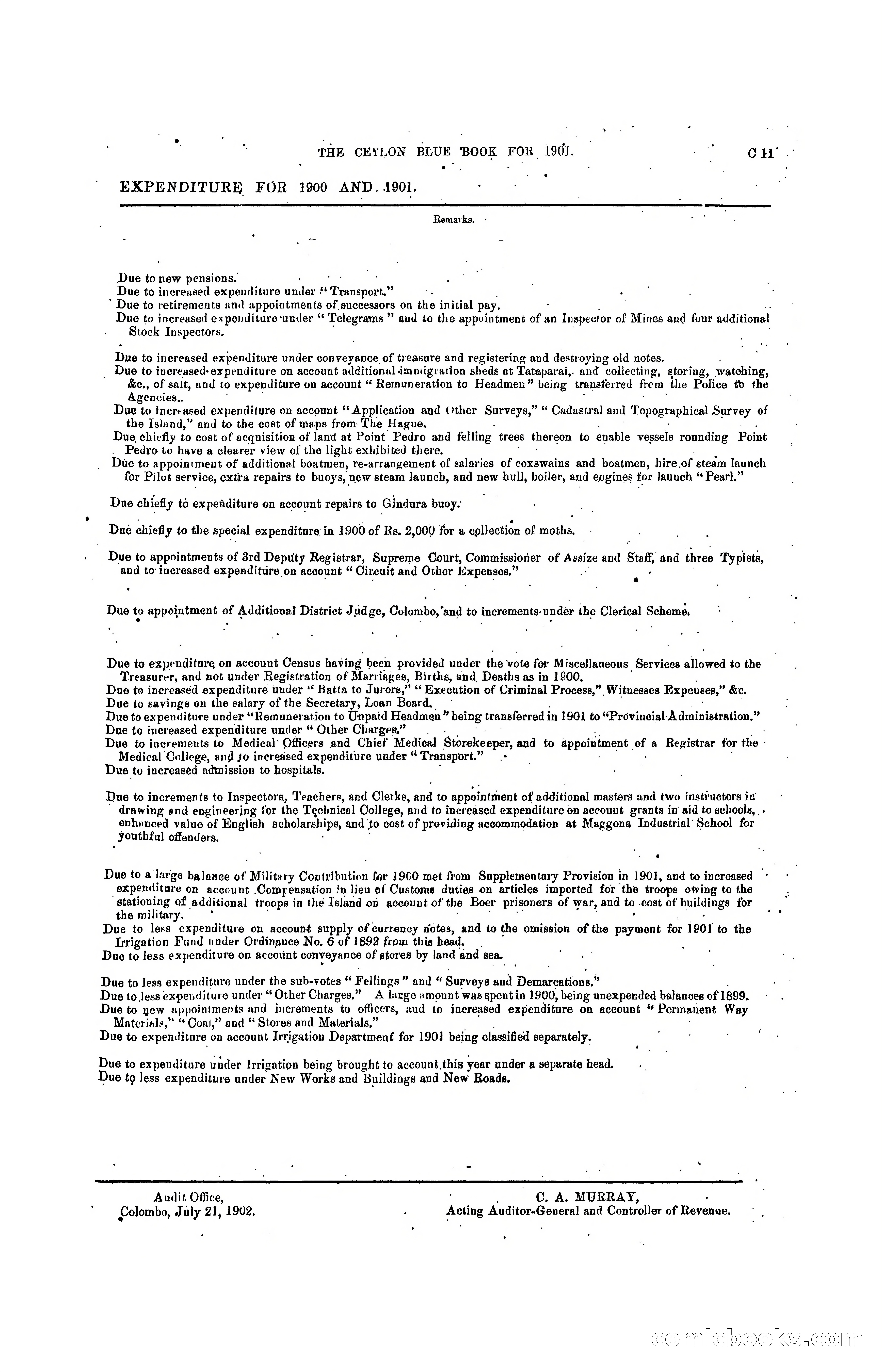 The Ceylon Blue Book, 1901 — page 77 of 400
