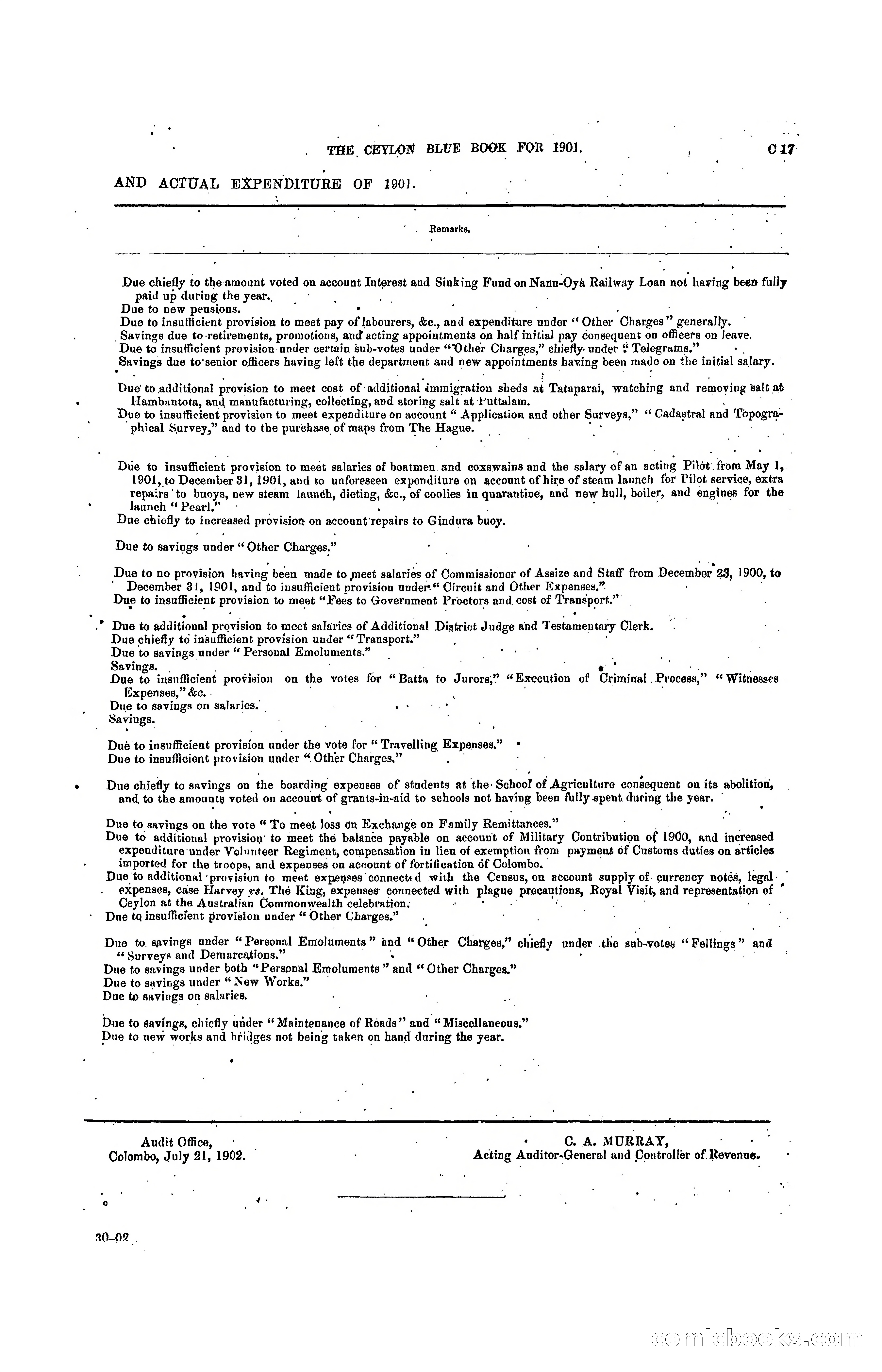 The Ceylon Blue Book, 1901 — page 83 of 400