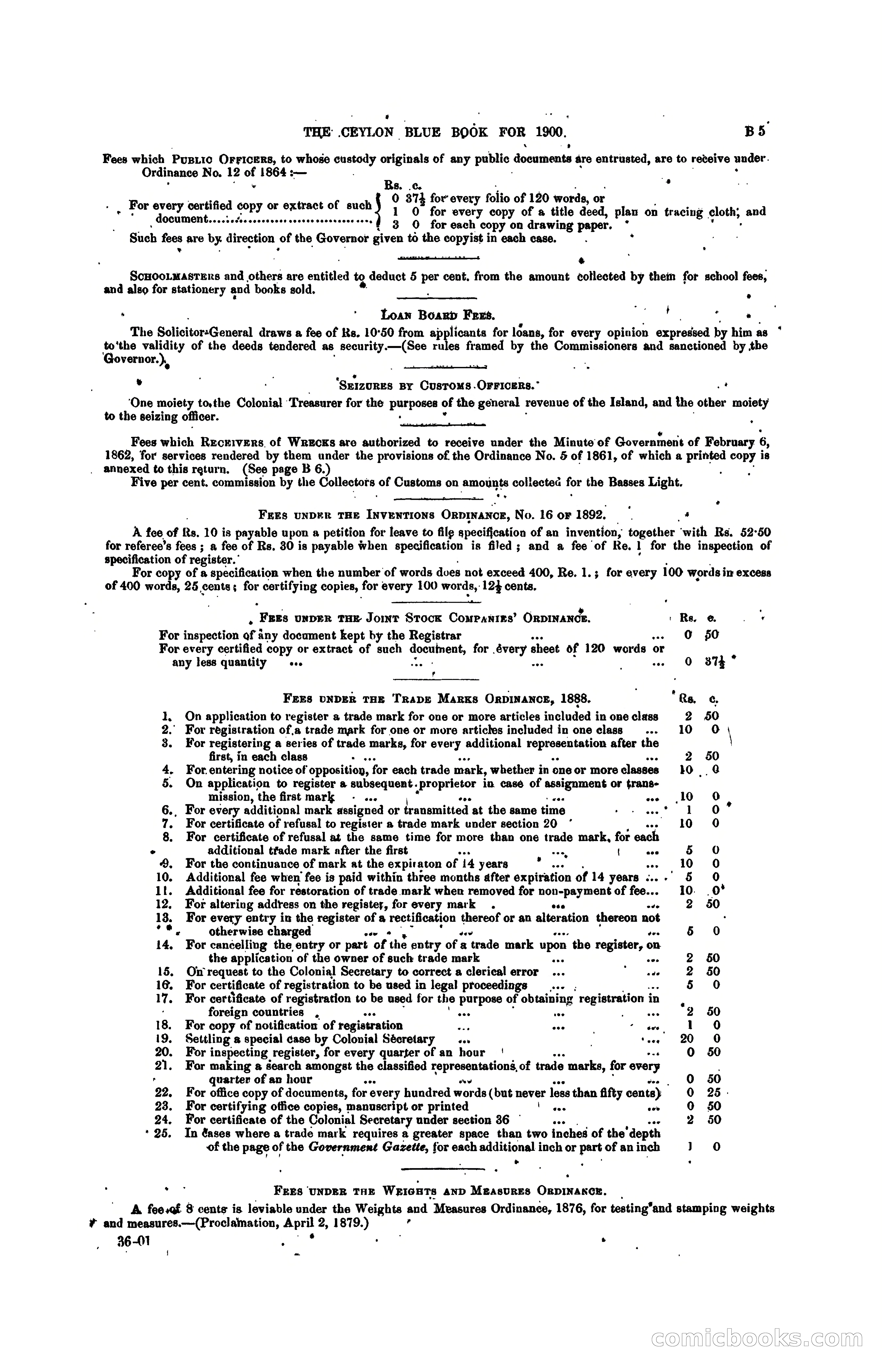 The Ceylon Blue Book, 1900 — page 65 of 400