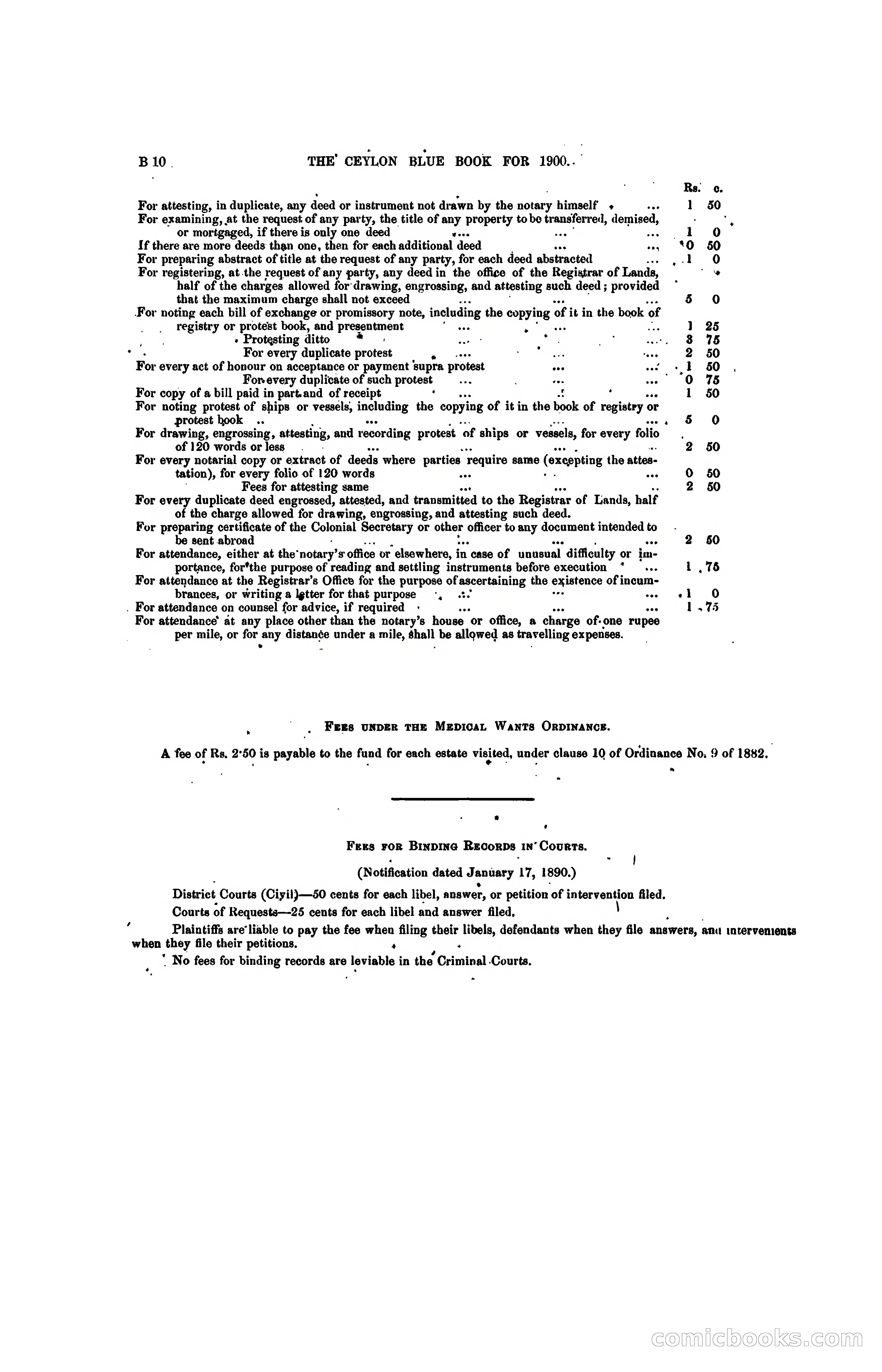 The Ceylon Blue Book, 1900 — page 70 of 400