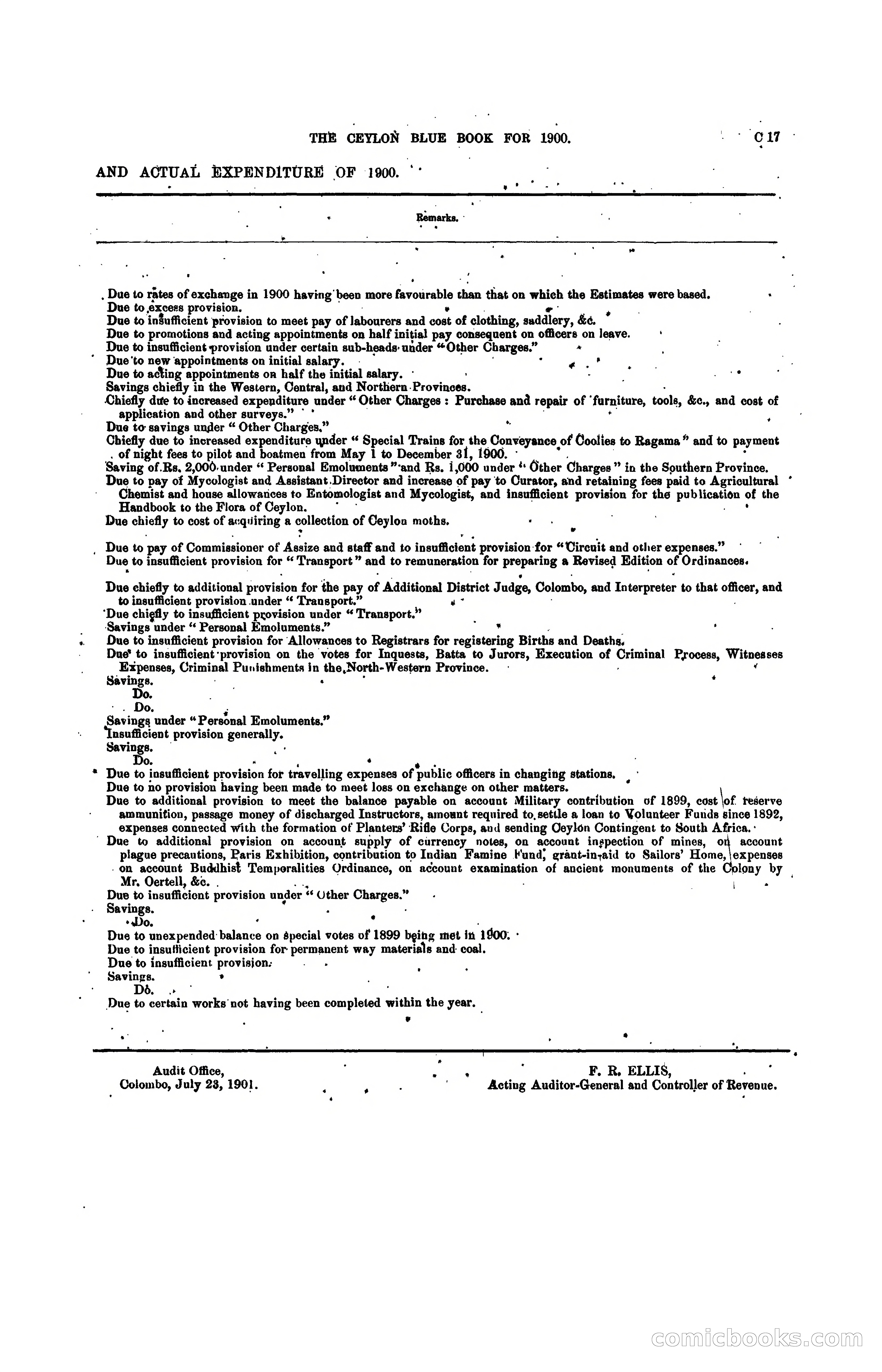 The Ceylon Blue Book, 1900 — page 87 of 400
