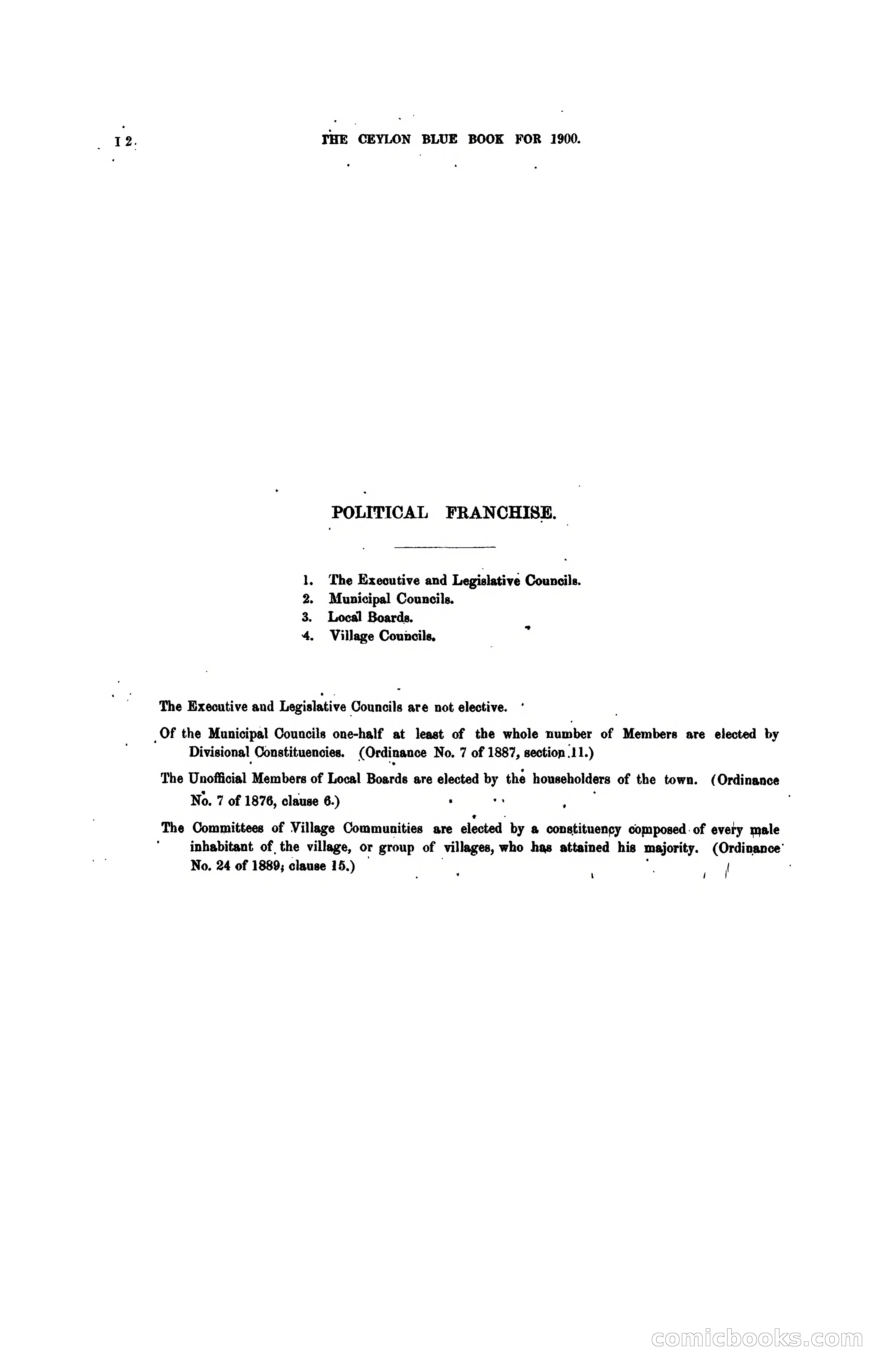 The Ceylon Blue Book, 1900 — page 190 of 400