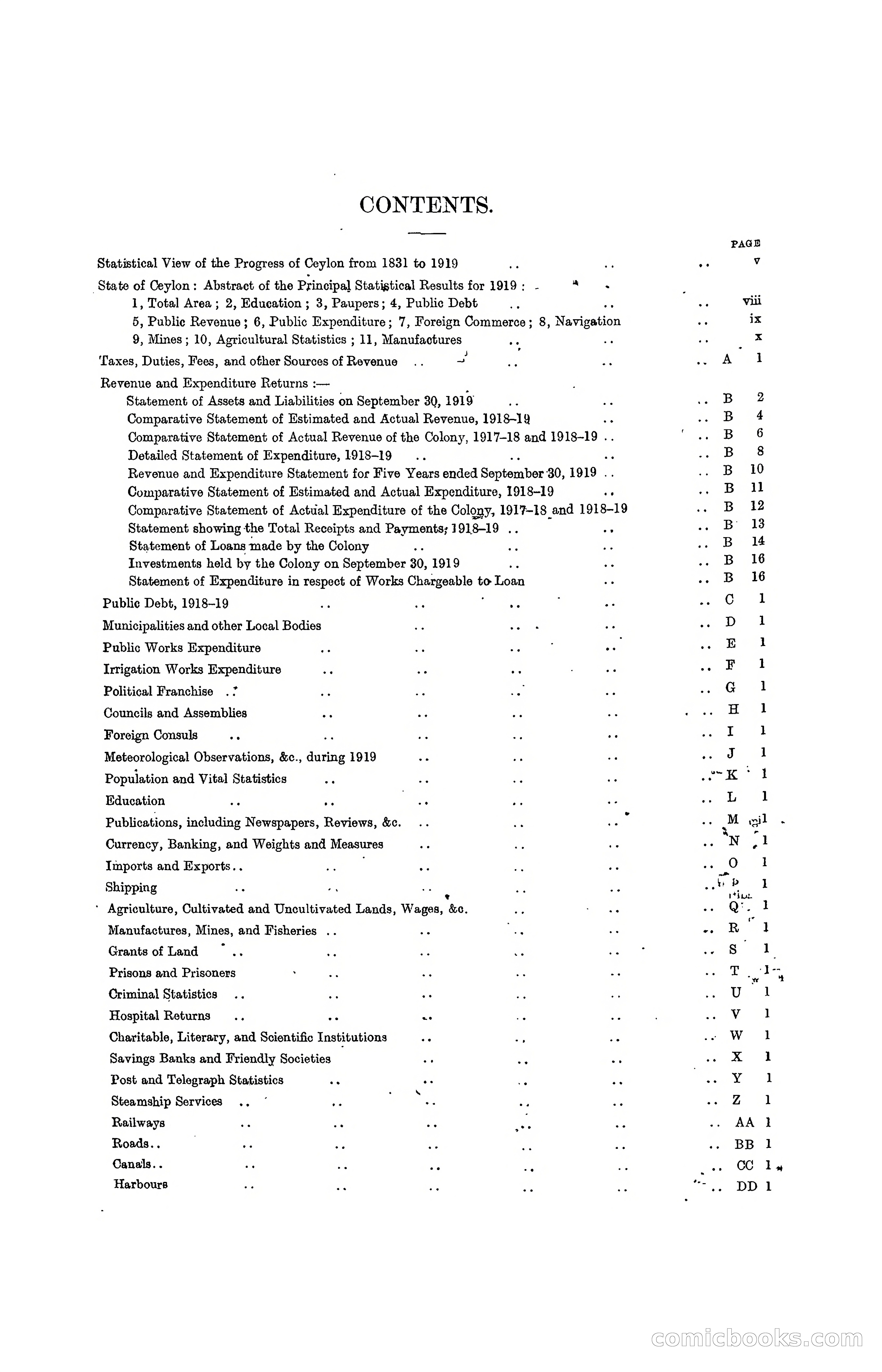 The Ceylon Blue Book, 1919 — page 6 of 396
