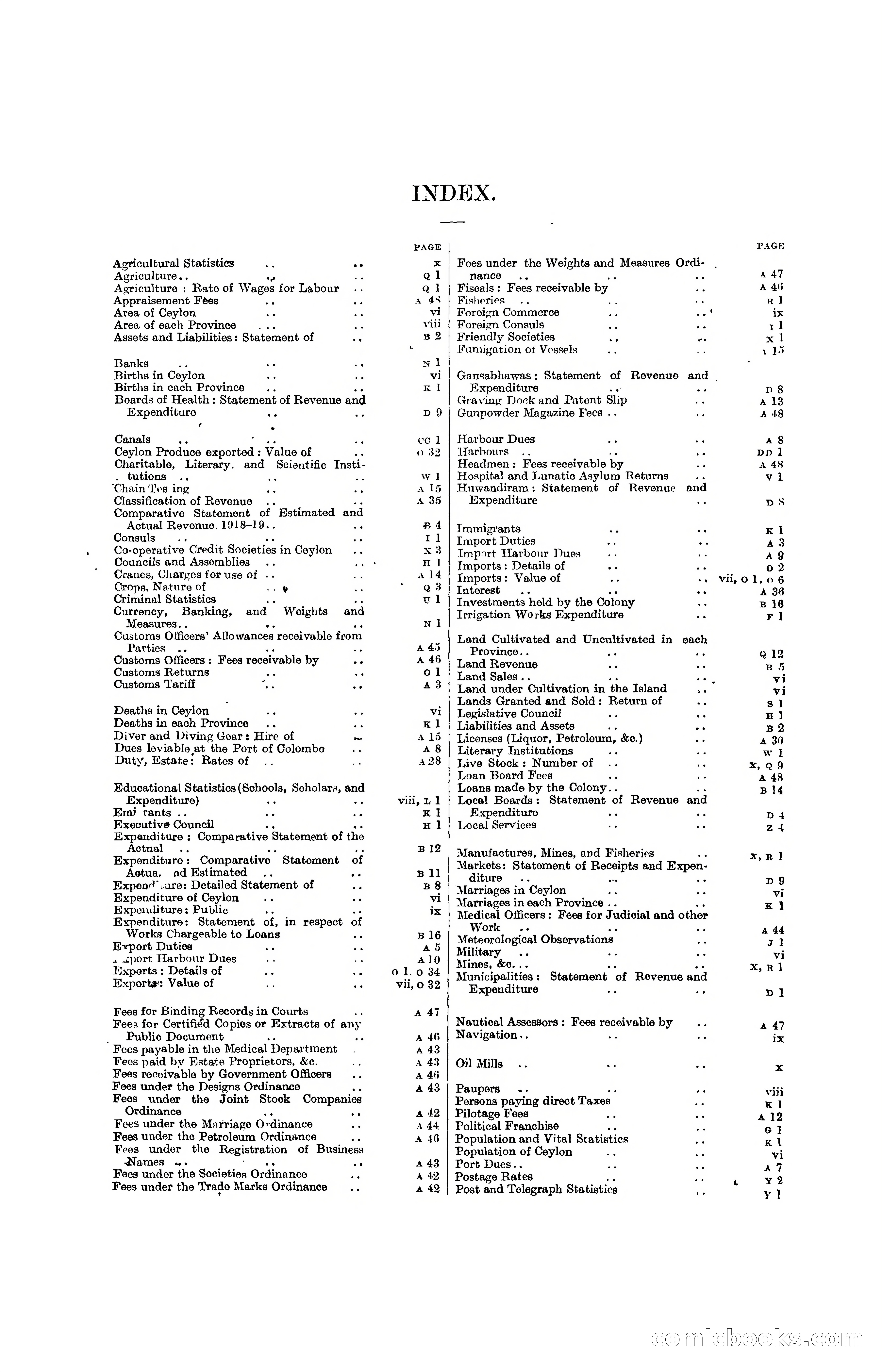 The Ceylon Blue Book, 1919 — page 7 of 396