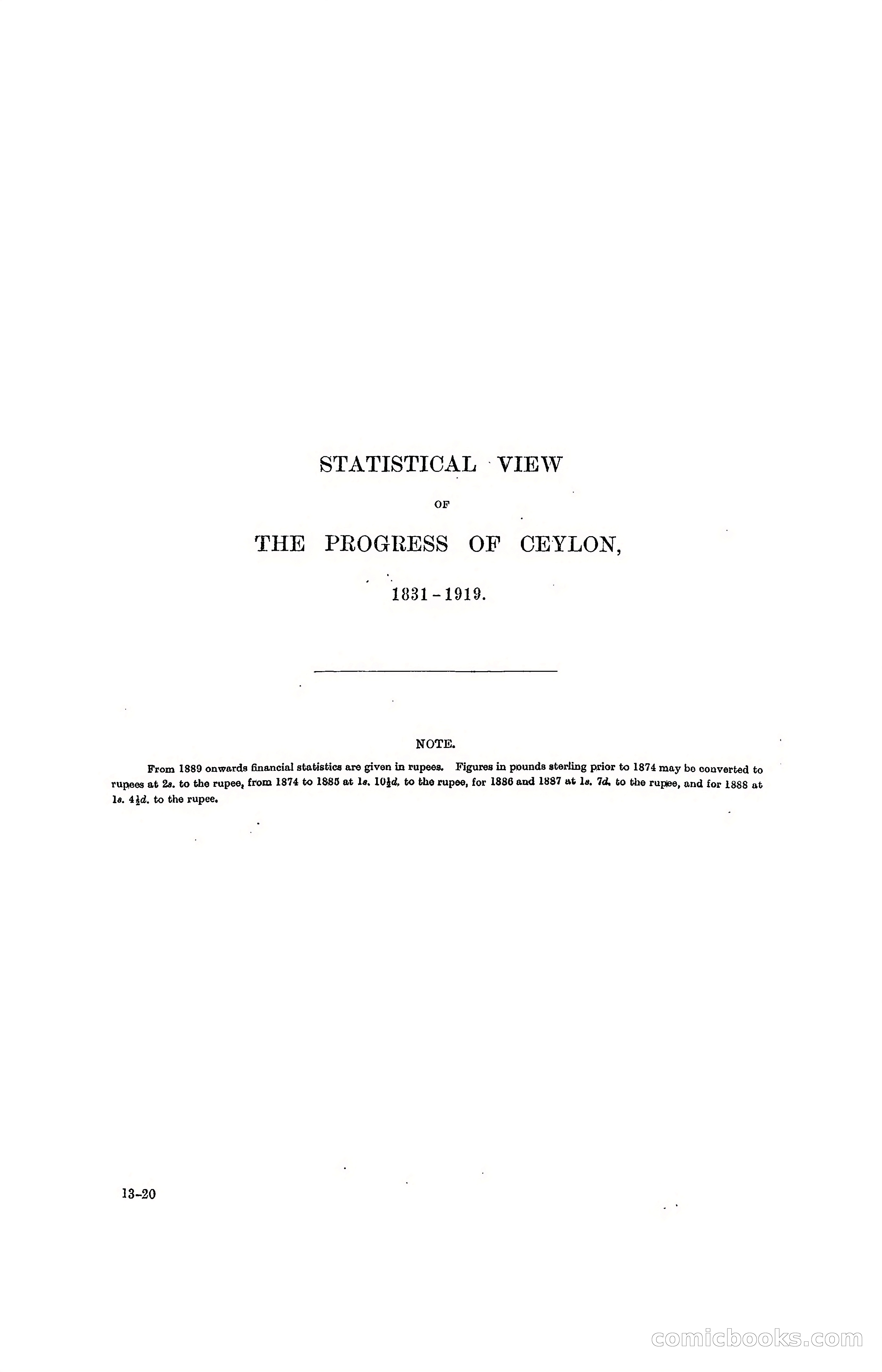 The Ceylon Blue Book, 1919 — page 9 of 396