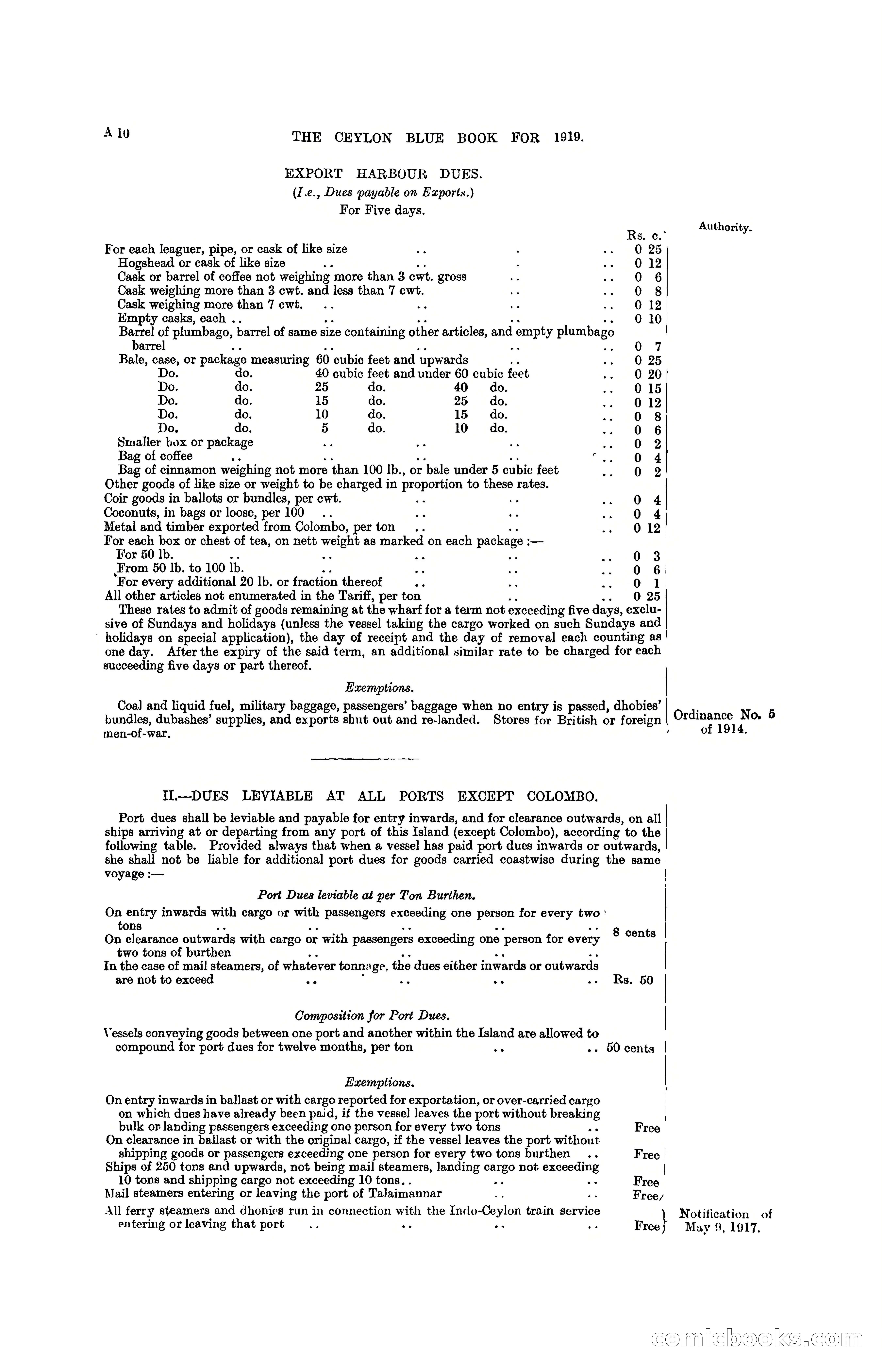 The Ceylon Blue Book, 1919 — page 24 of 396