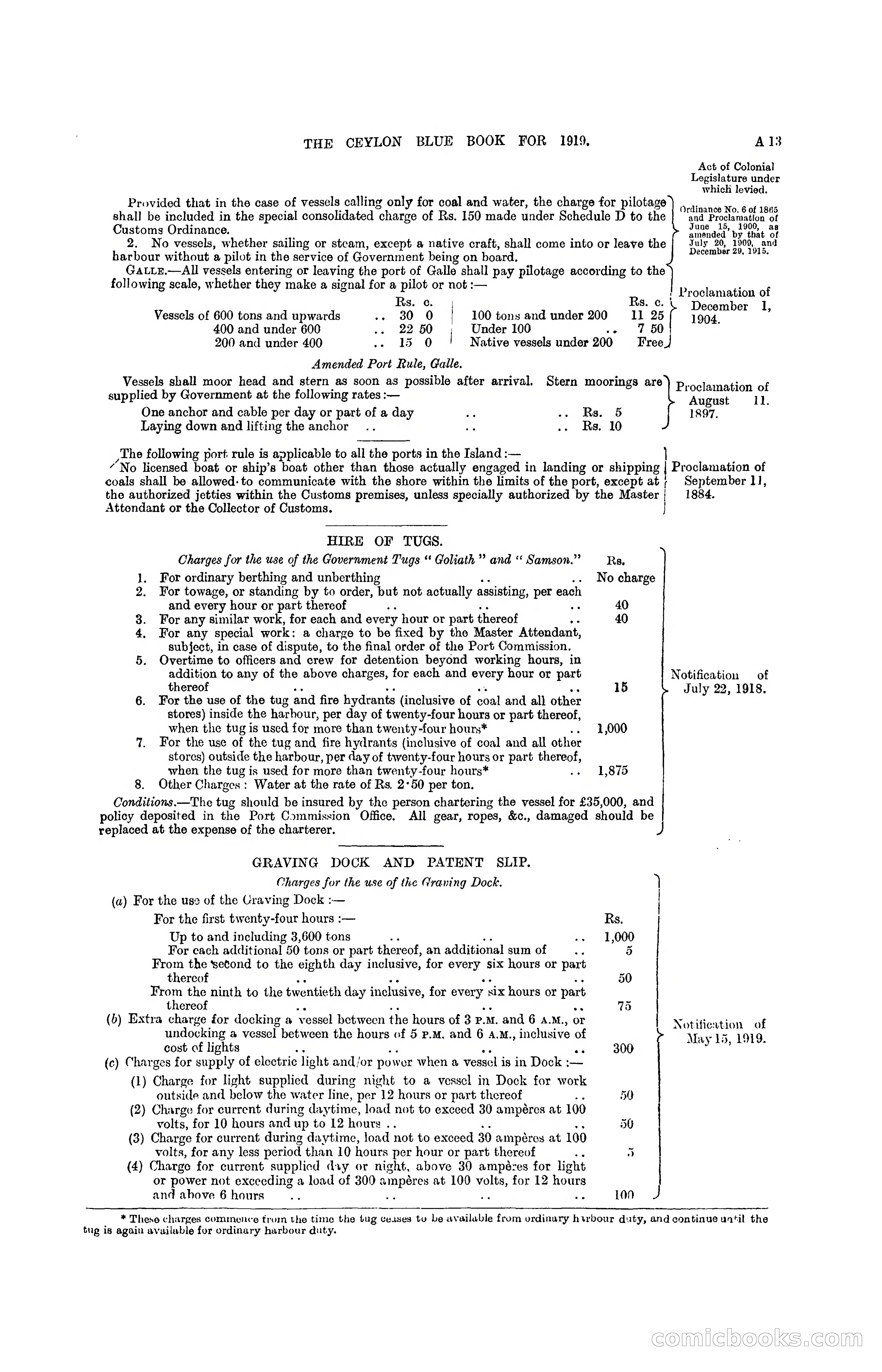 The Ceylon Blue Book, 1919 — page 27 of 396