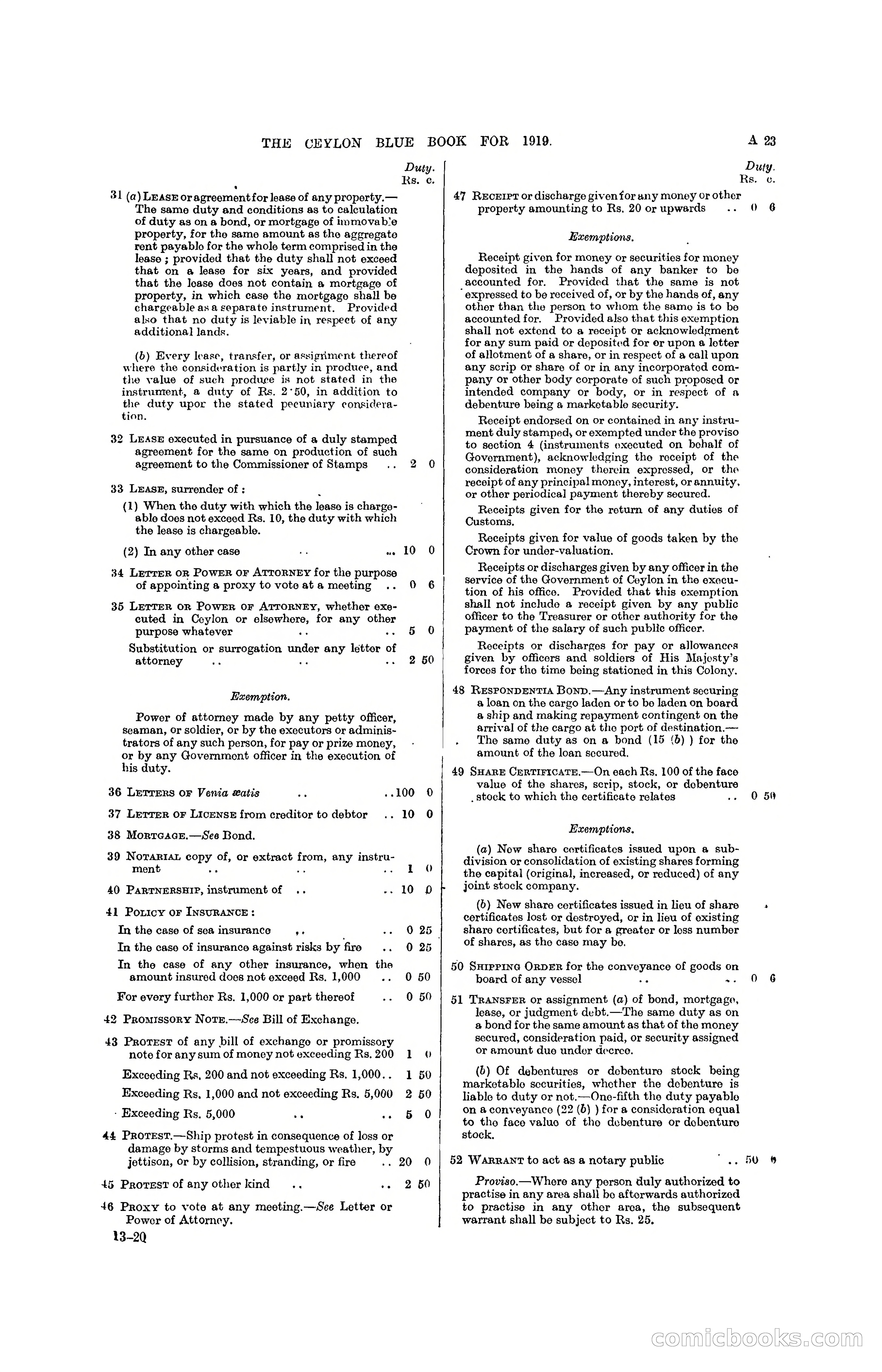 The Ceylon Blue Book, 1919 — page 37 of 396