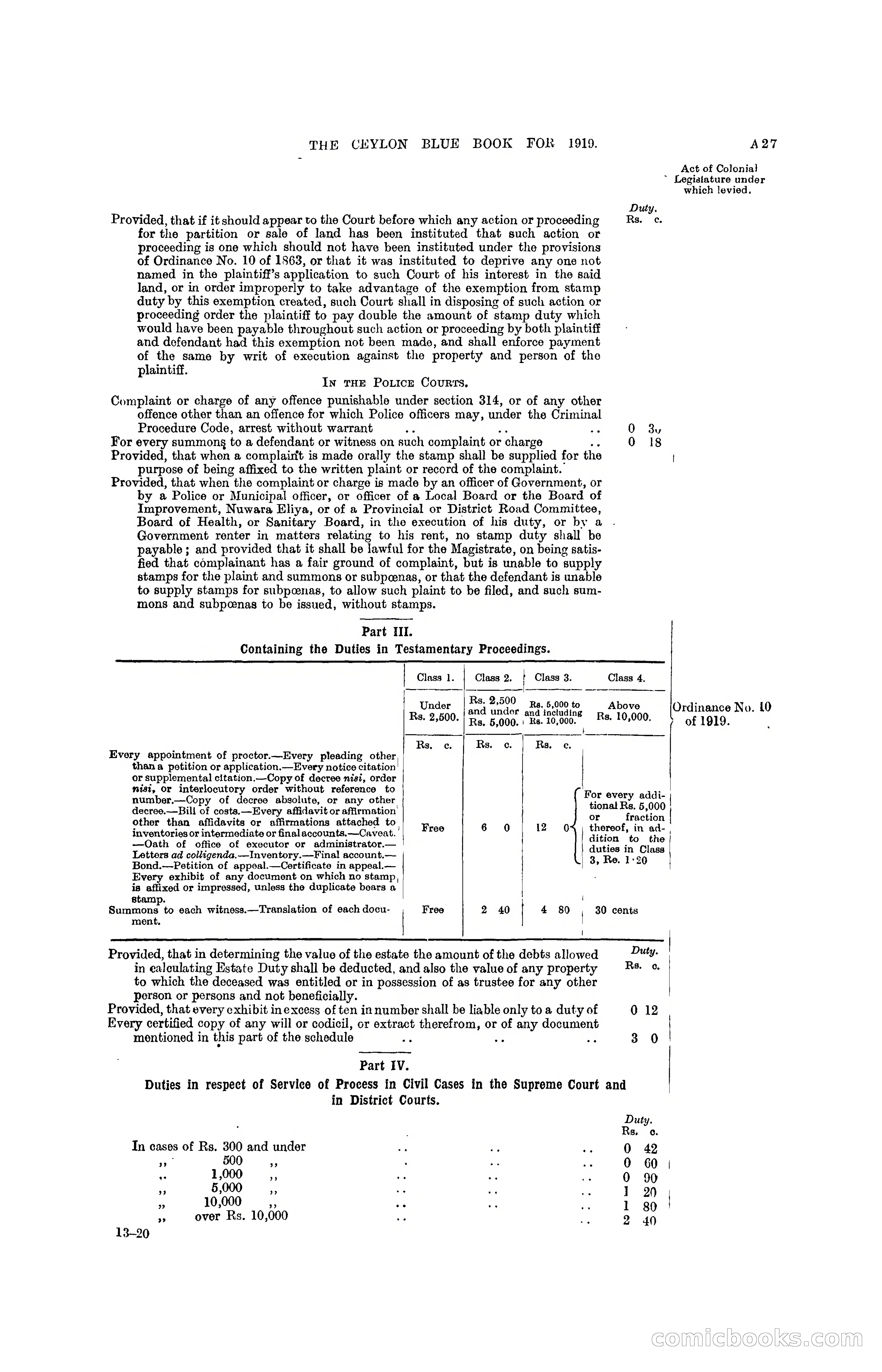 The Ceylon Blue Book, 1919 — page 41 of 396