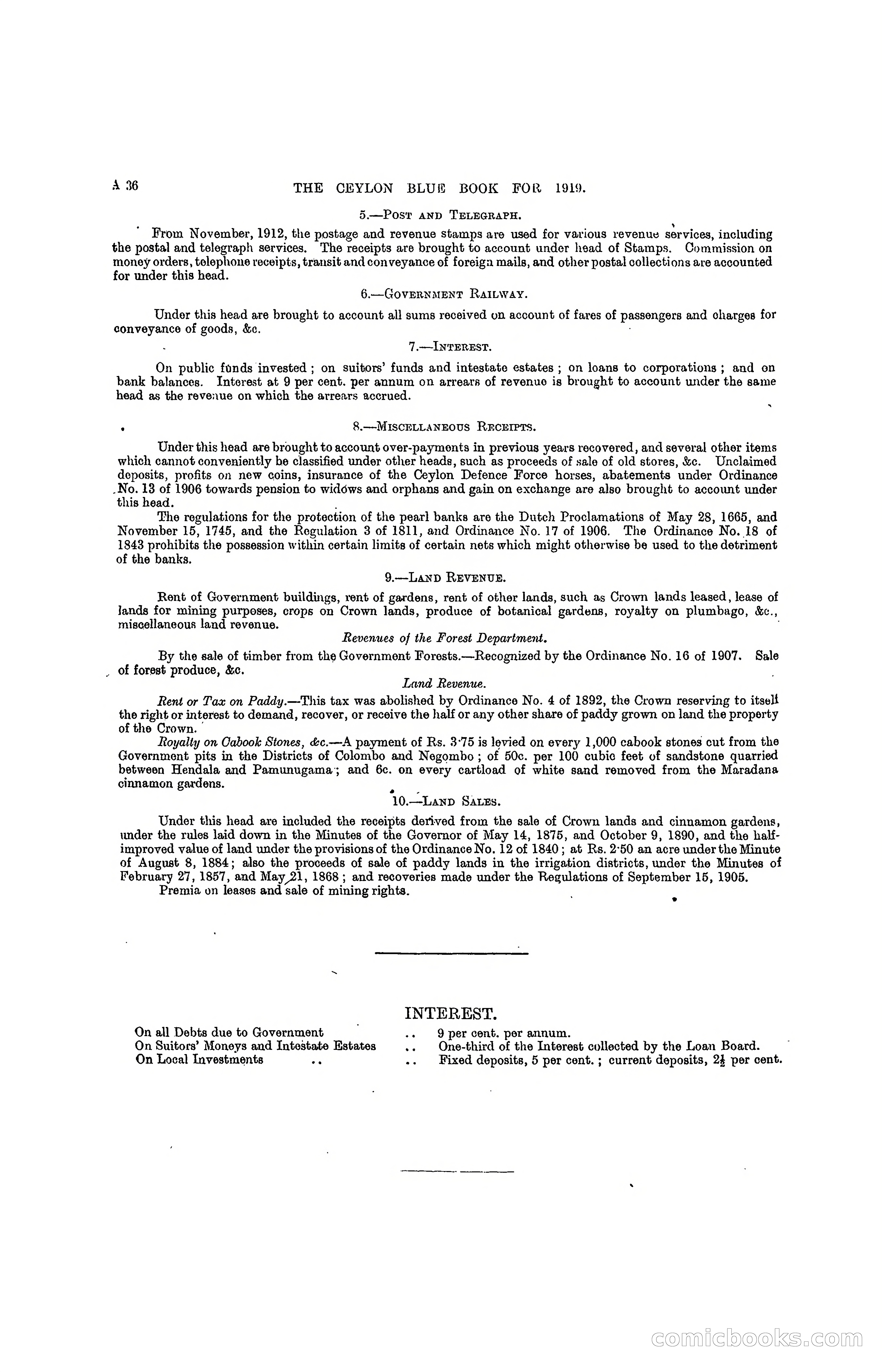 The Ceylon Blue Book, 1919 — page 50 of 396