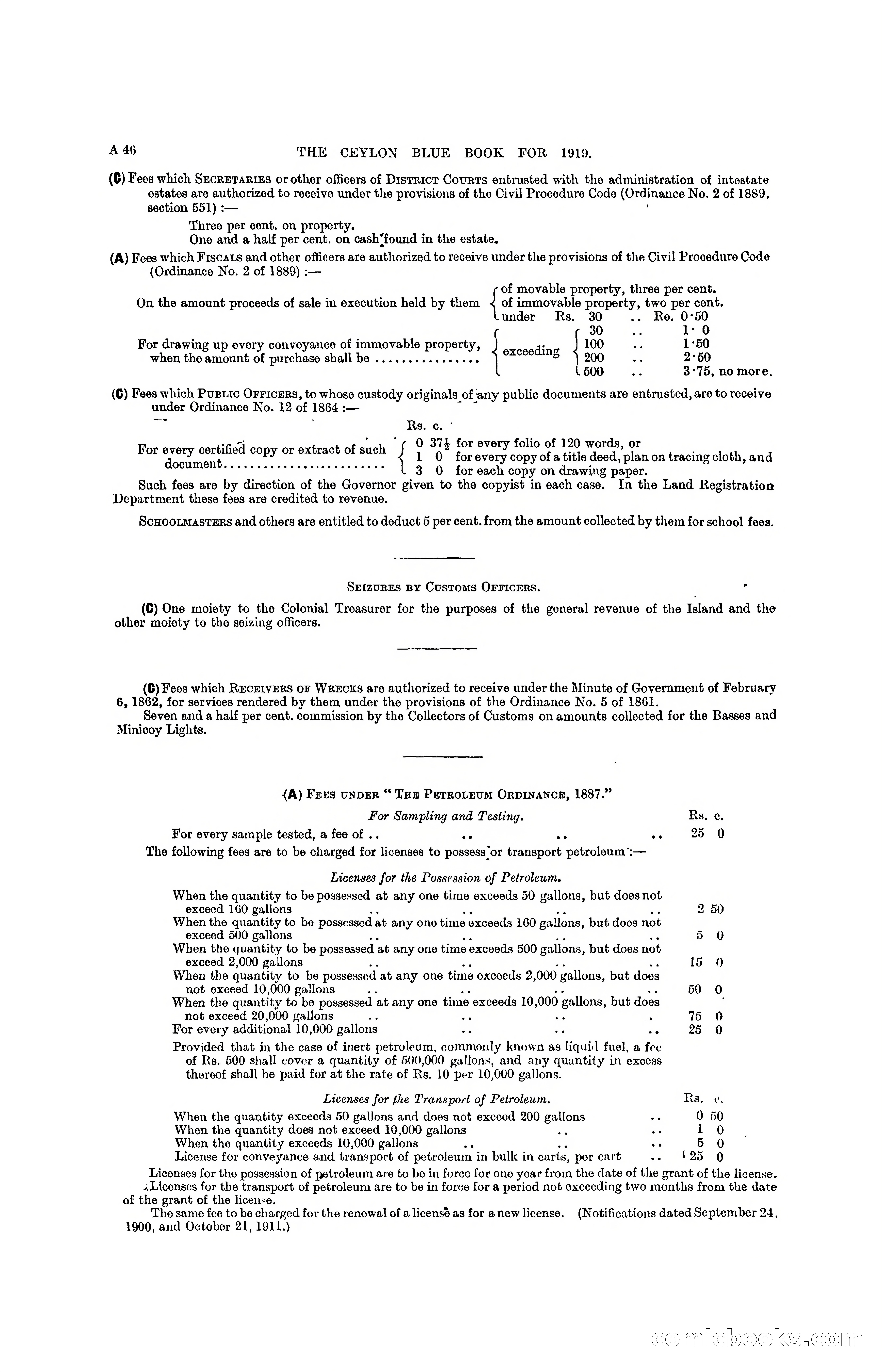 The Ceylon Blue Book, 1919 — page 60 of 396