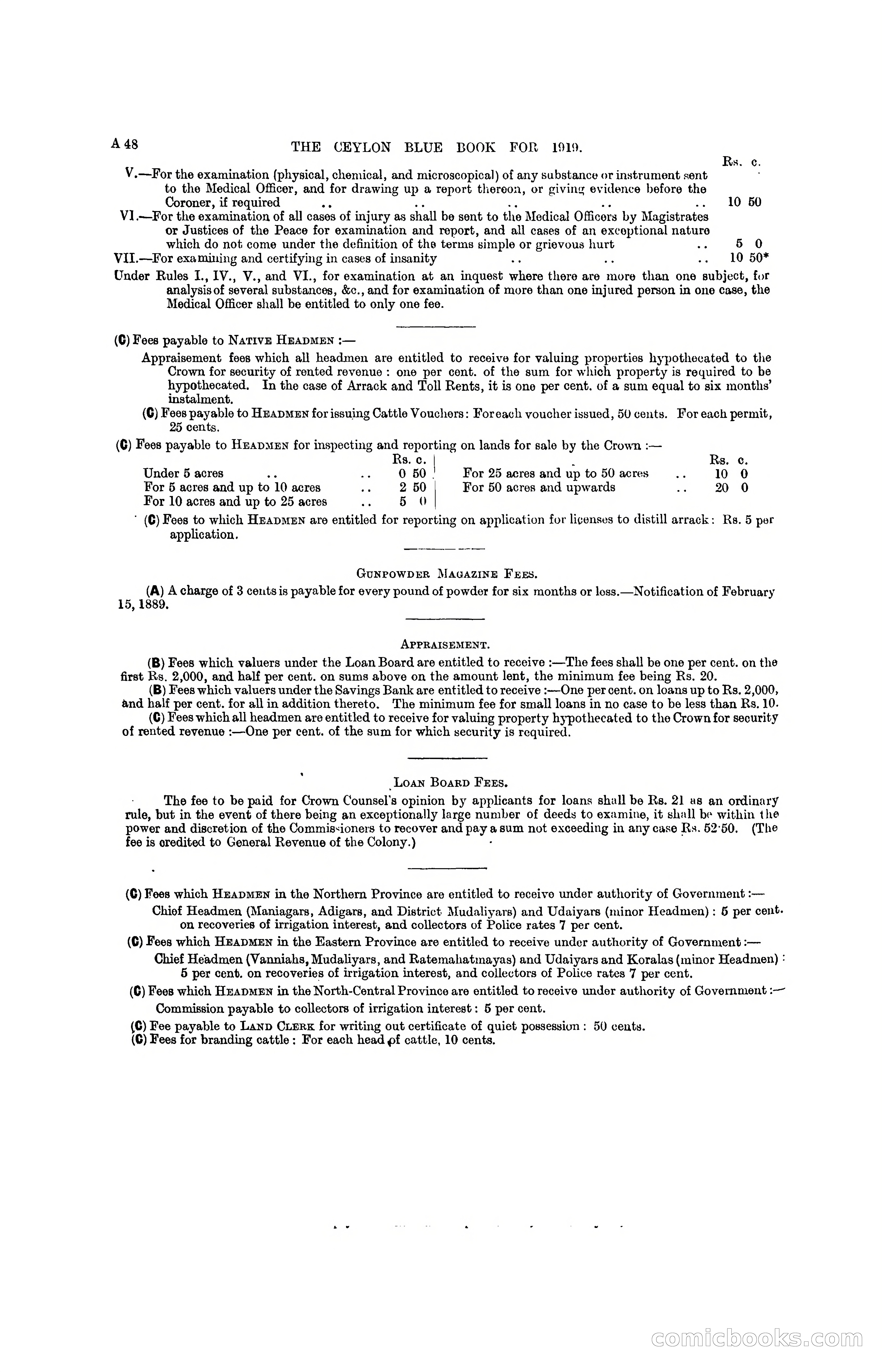 The Ceylon Blue Book, 1919 — page 62 of 396