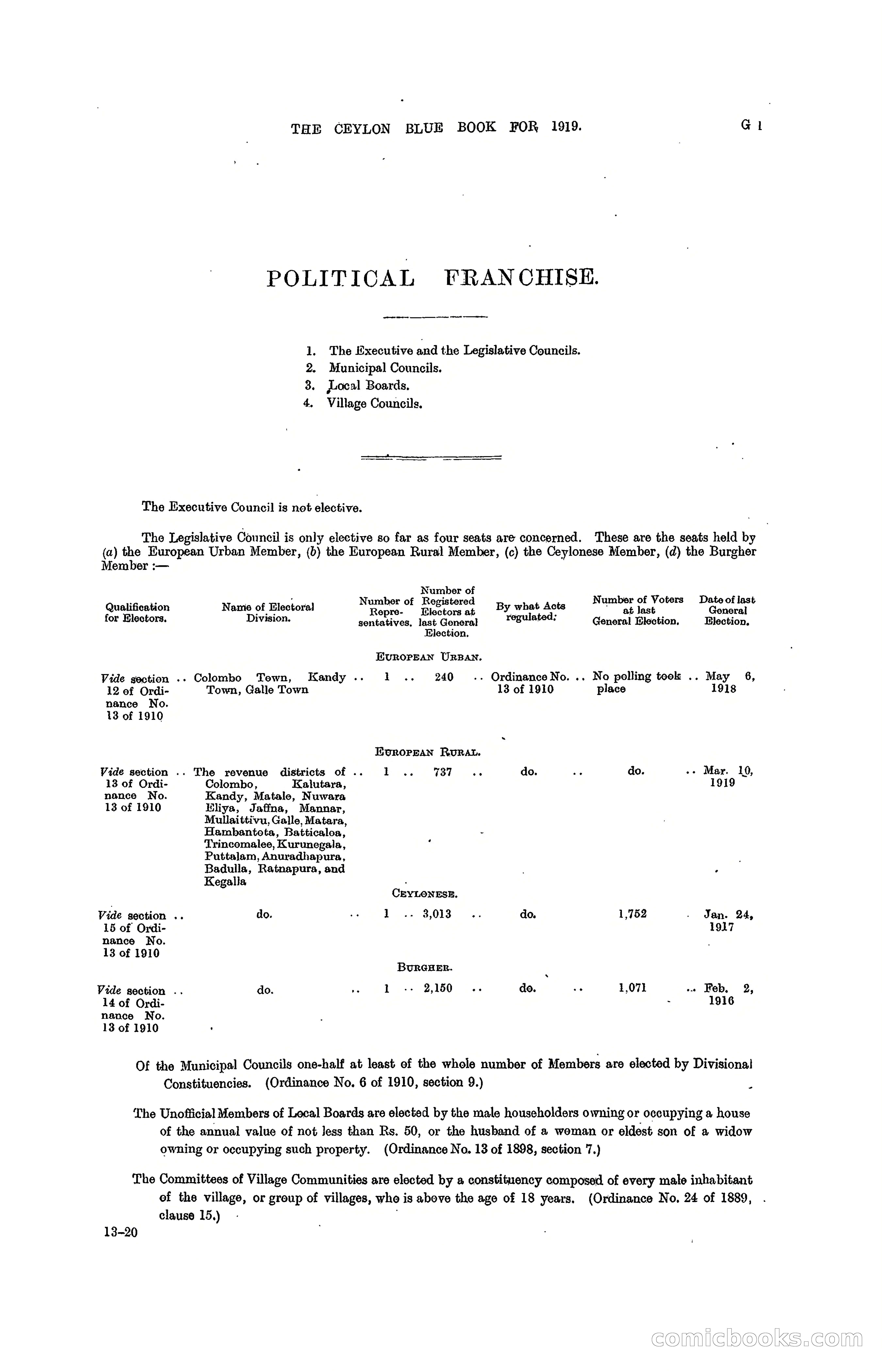 The Ceylon Blue Book, 1919 — page 149 of 396