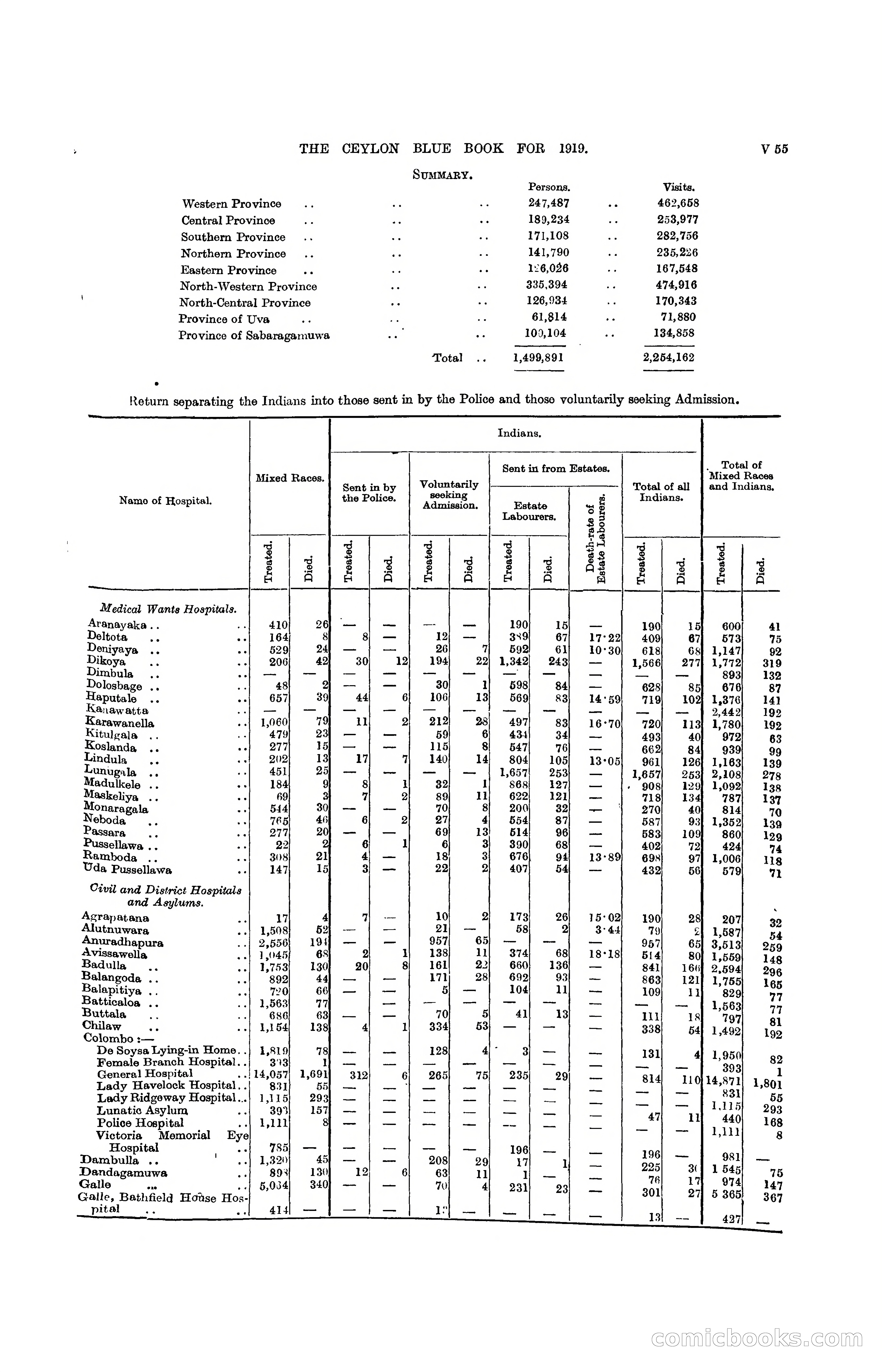 The Ceylon Blue Book, 1919 — page 381 of 396