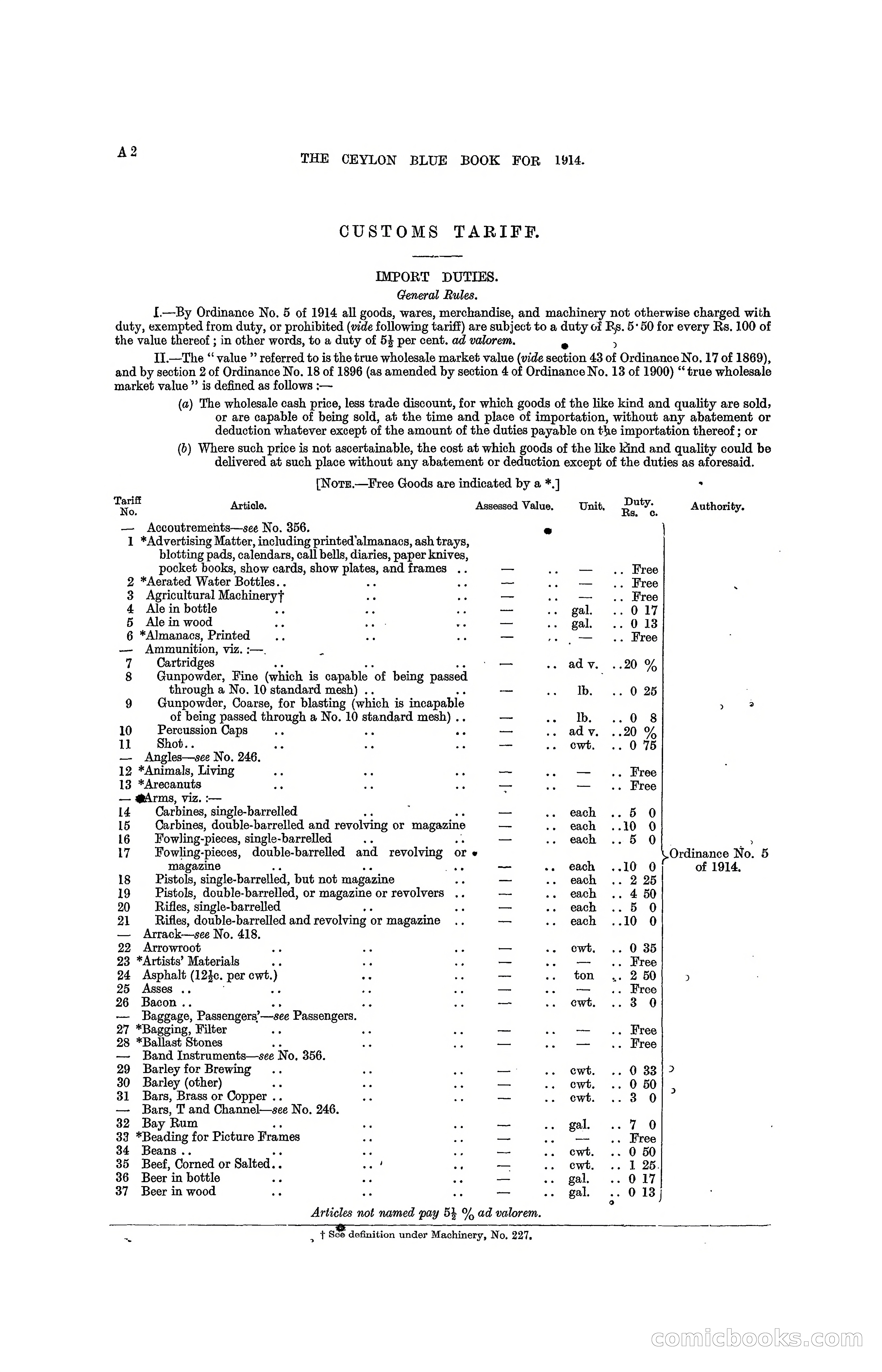 The Ceylon Blue Book, 1914 — page 18 of 398