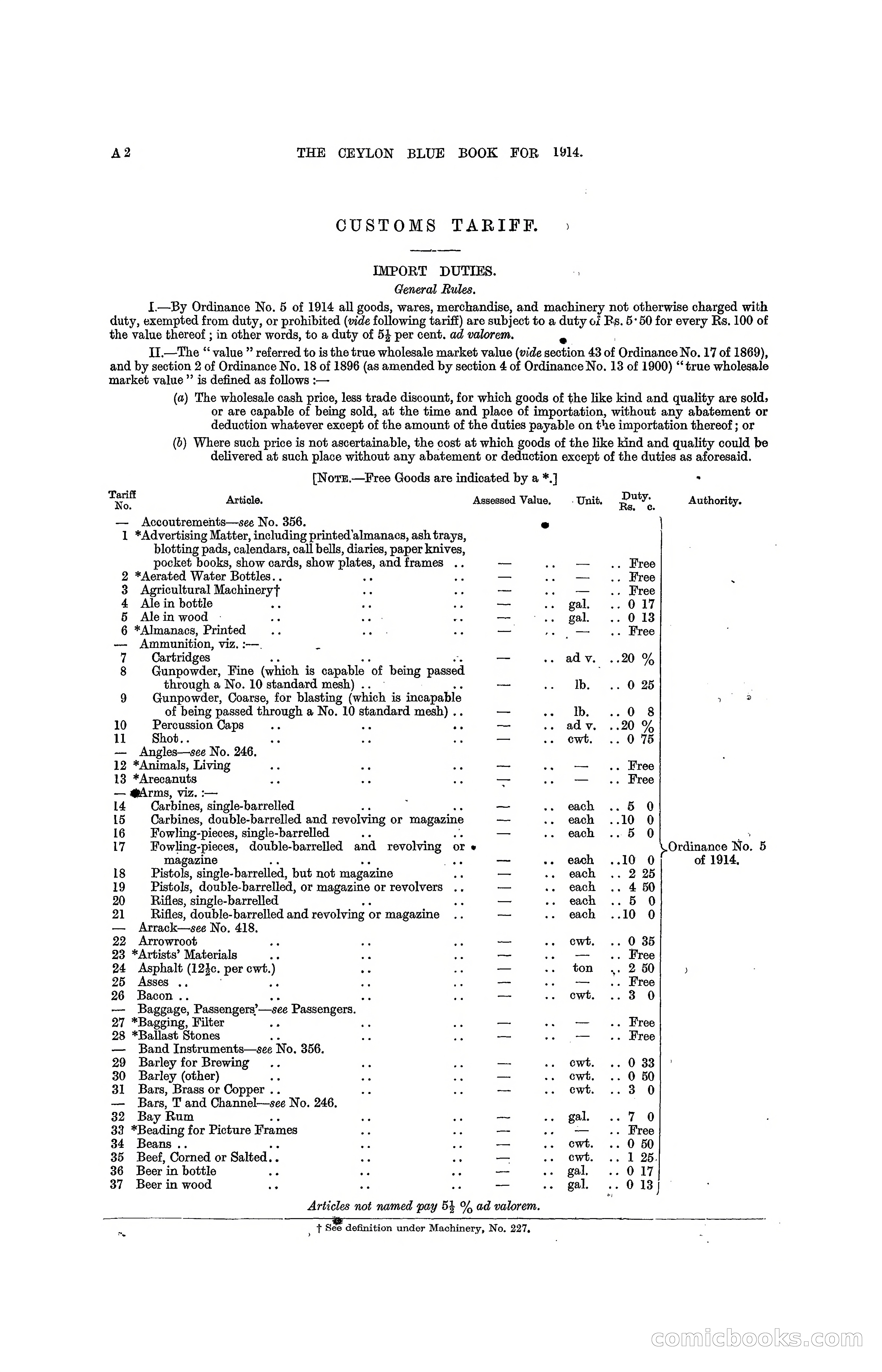 The Ceylon Blue Book, 1914 — page 20 of 398