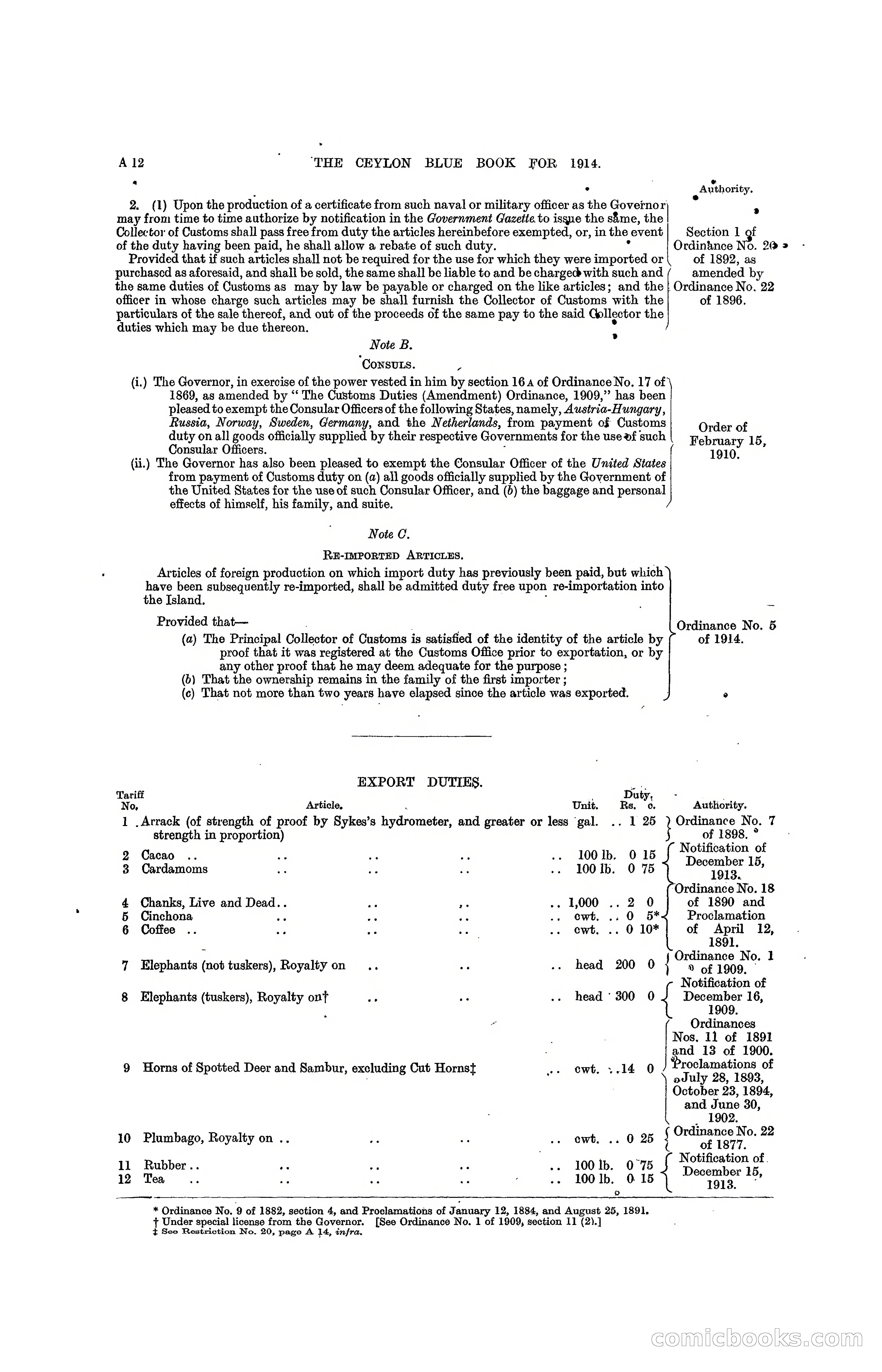 The Ceylon Blue Book, 1914 — page 30 of 398