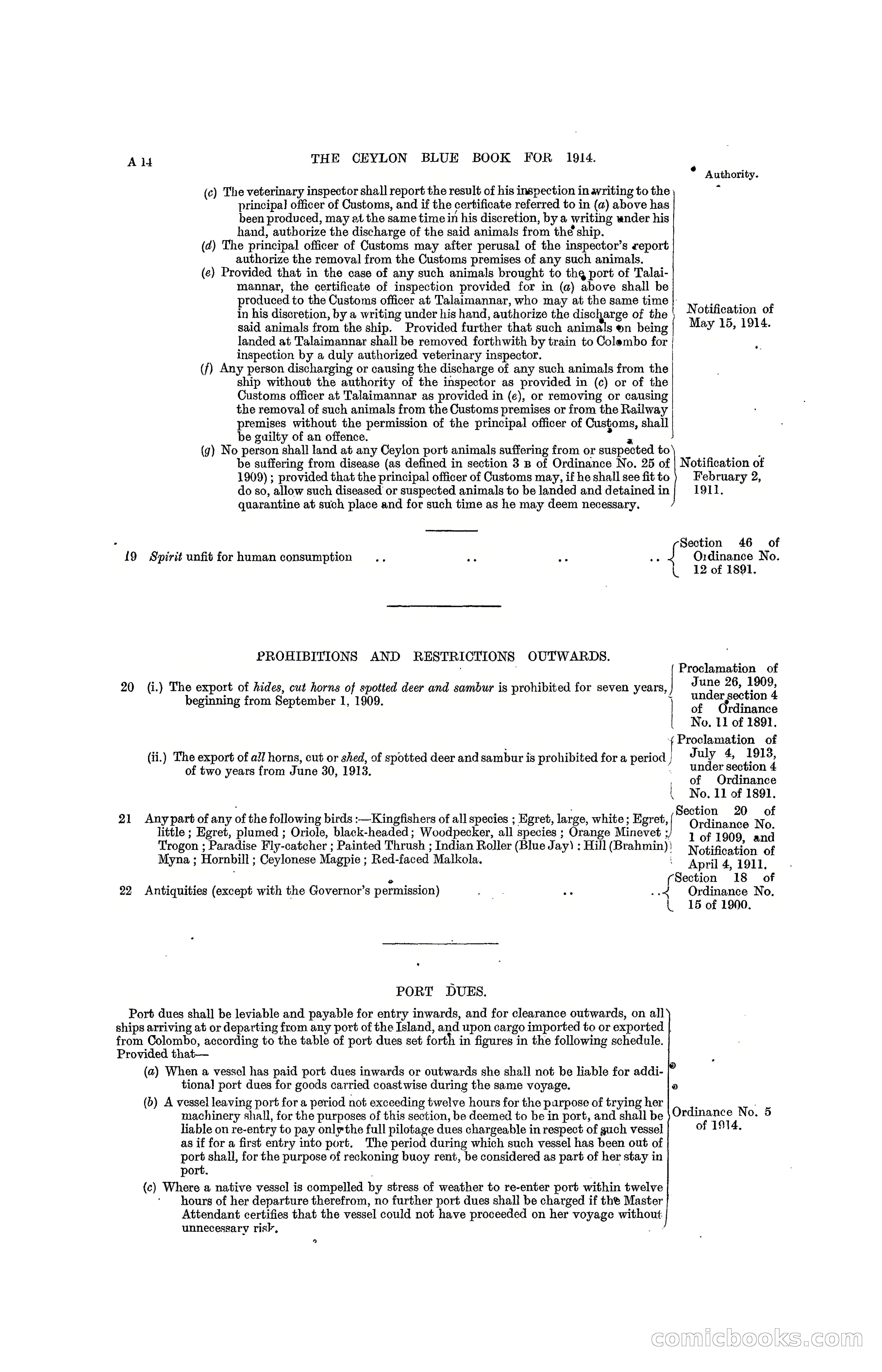 The Ceylon Blue Book, 1914 — page 32 of 398
