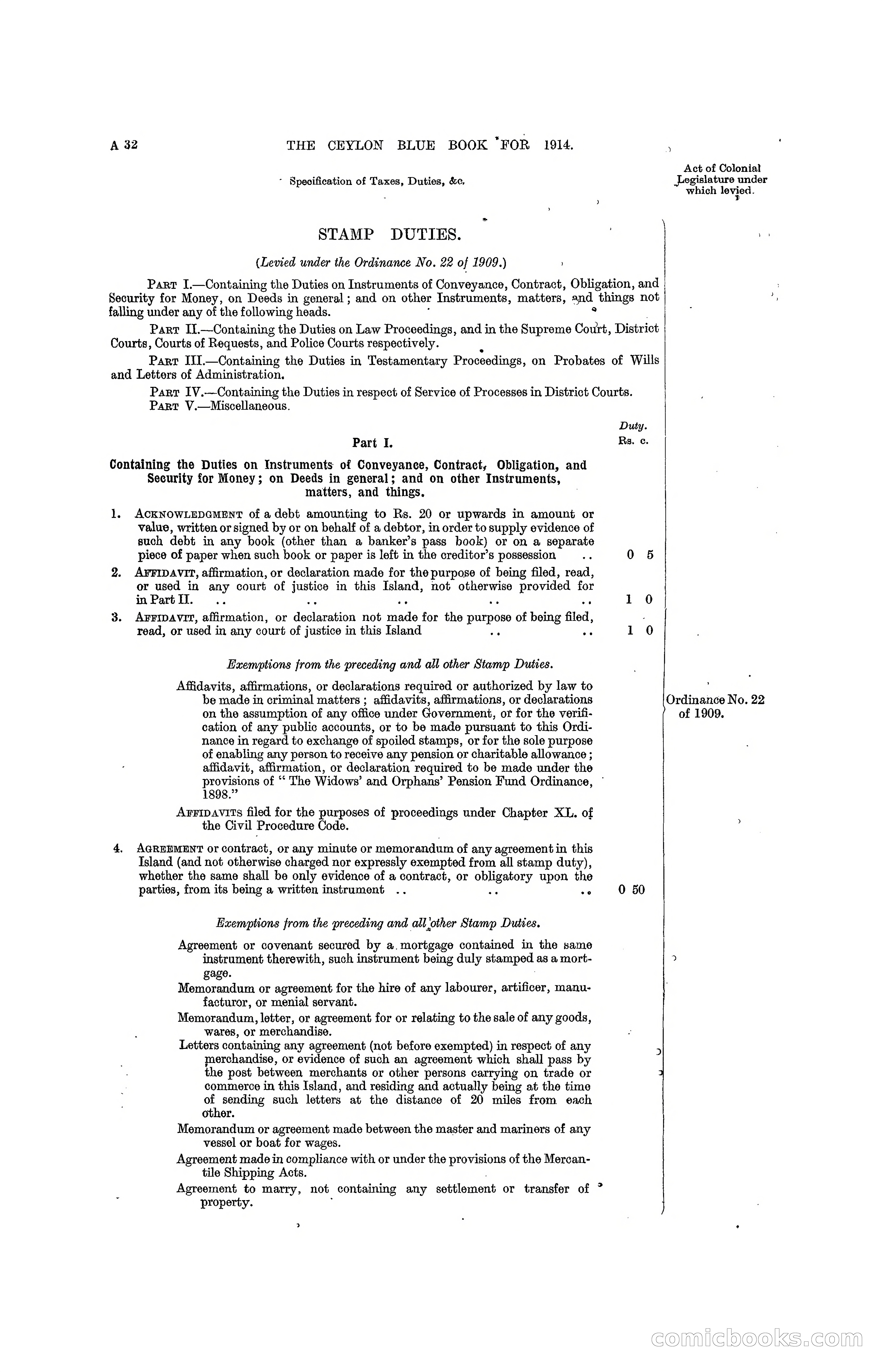 The Ceylon Blue Book, 1914 — page 50 of 398