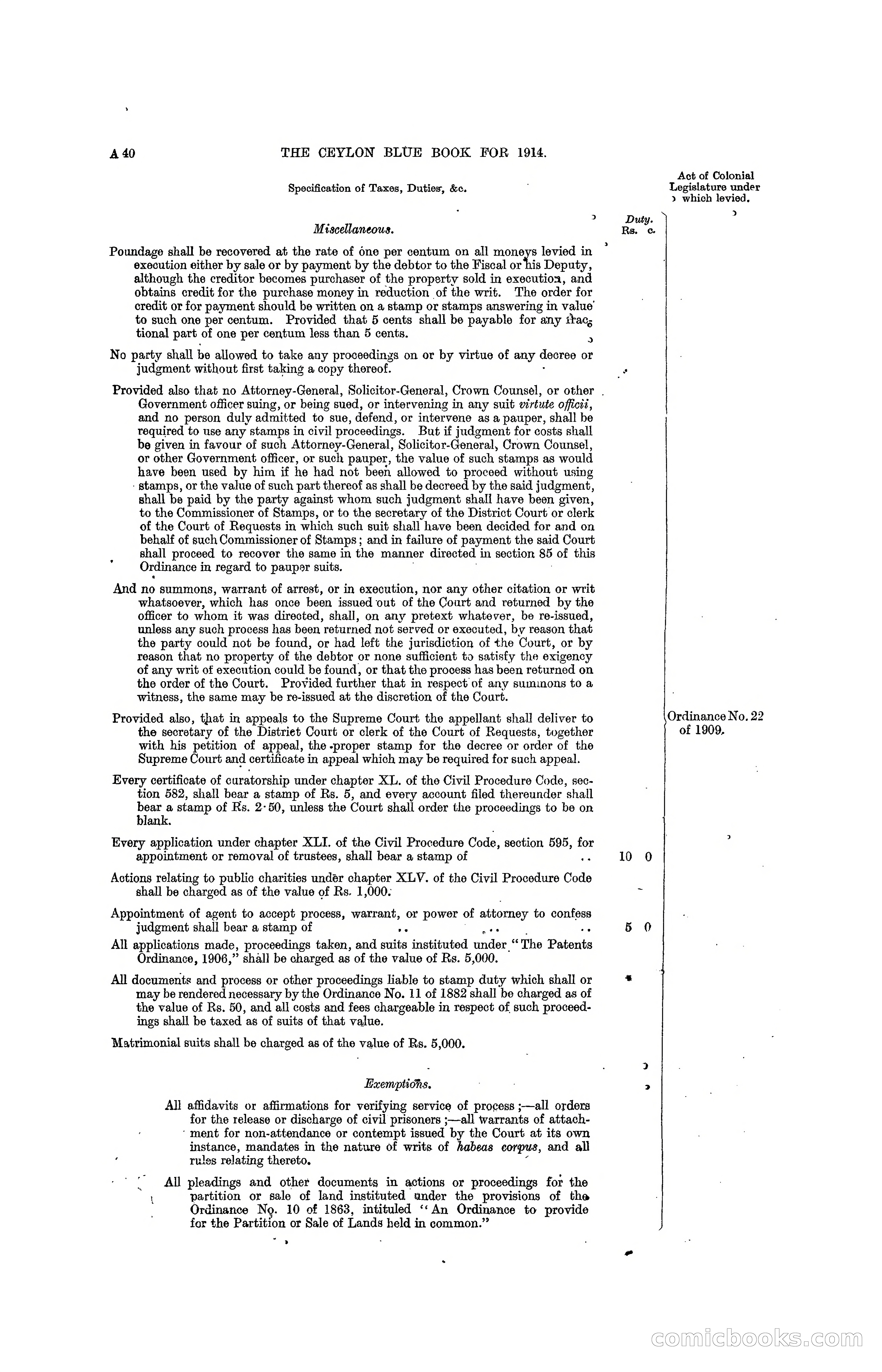 The Ceylon Blue Book, 1914 — page 58 of 398