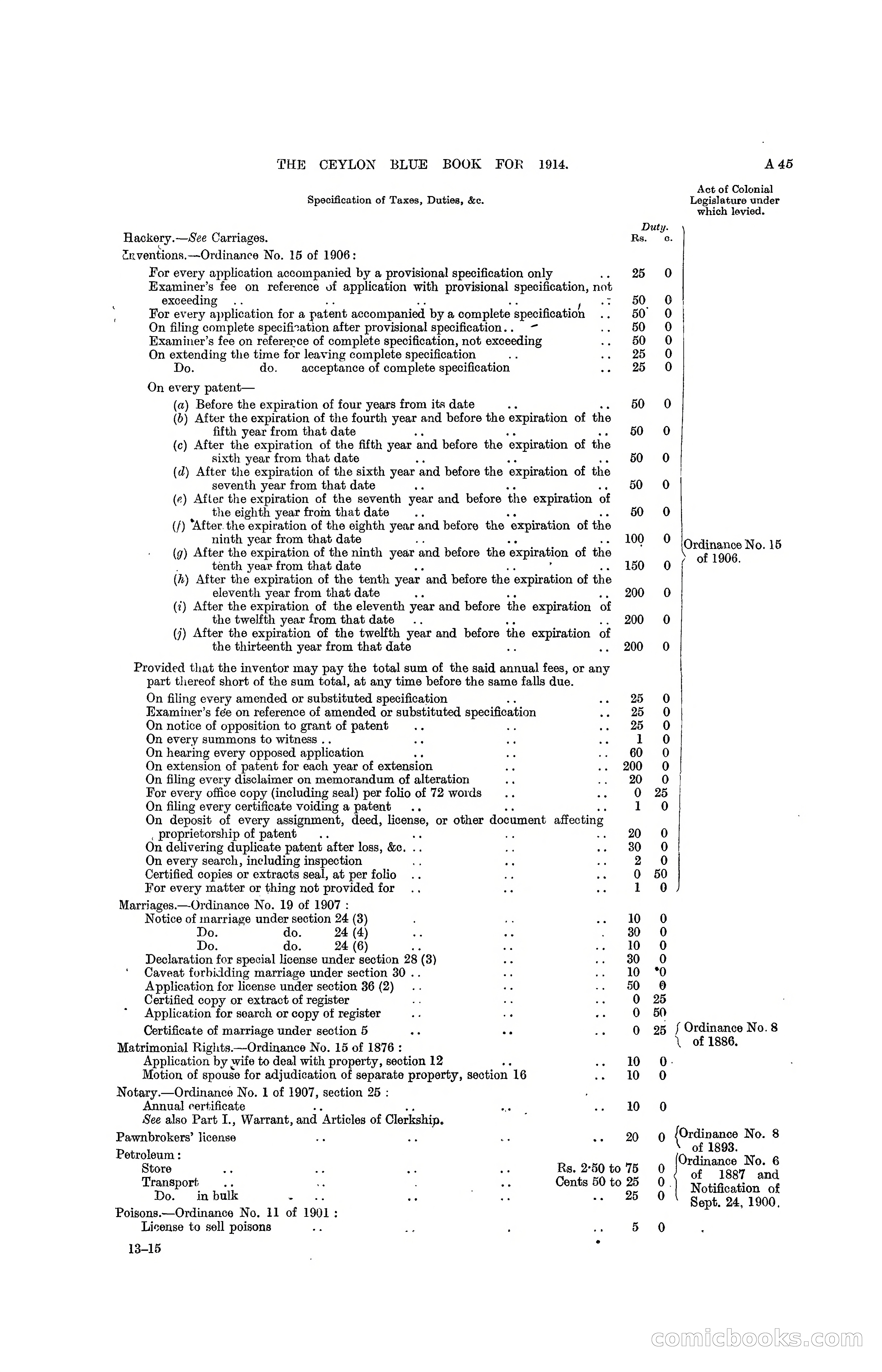 The Ceylon Blue Book, 1914 — page 63 of 398