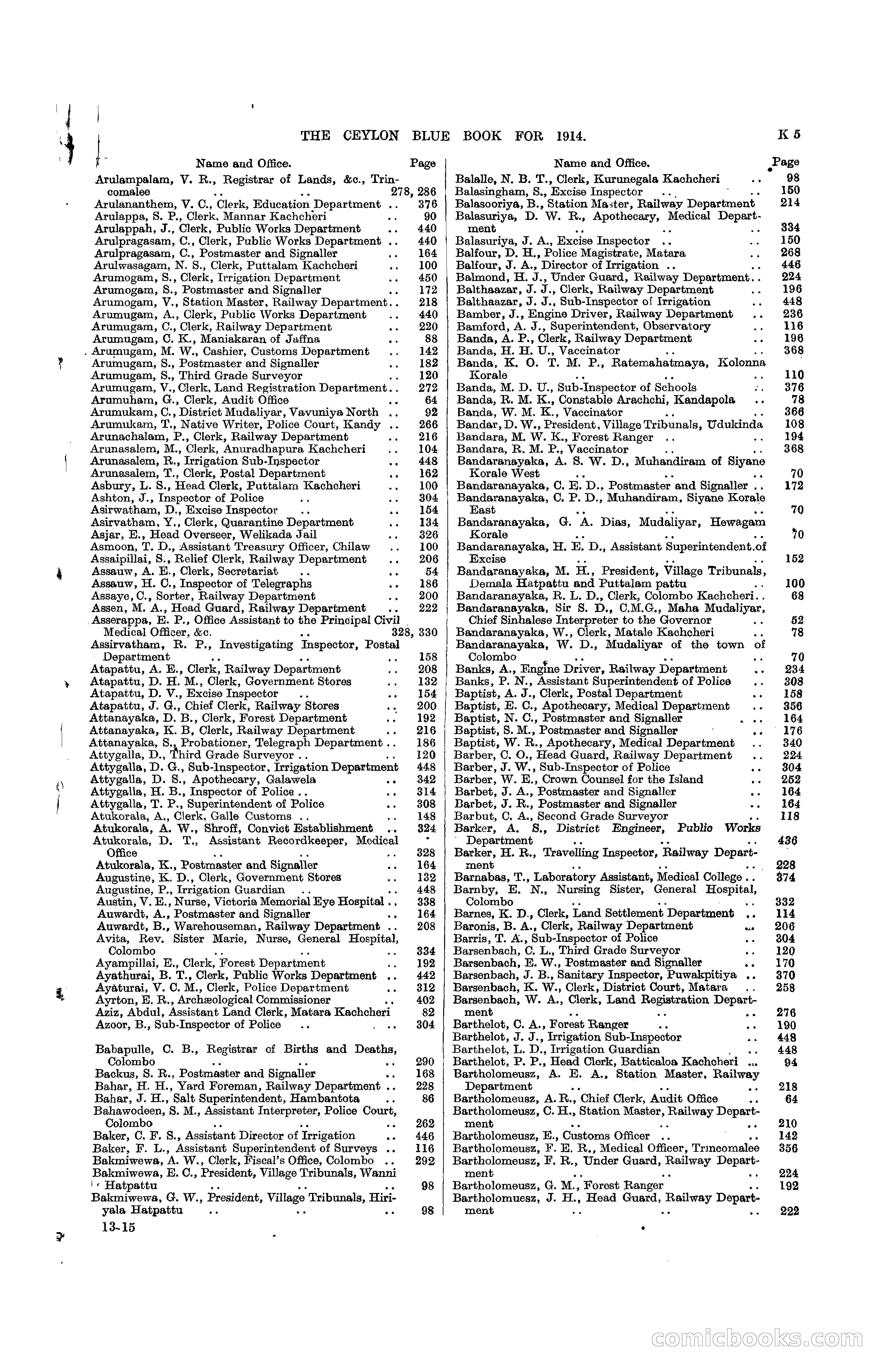 The Ceylon Blue Book, 1914 — page 251 of 398