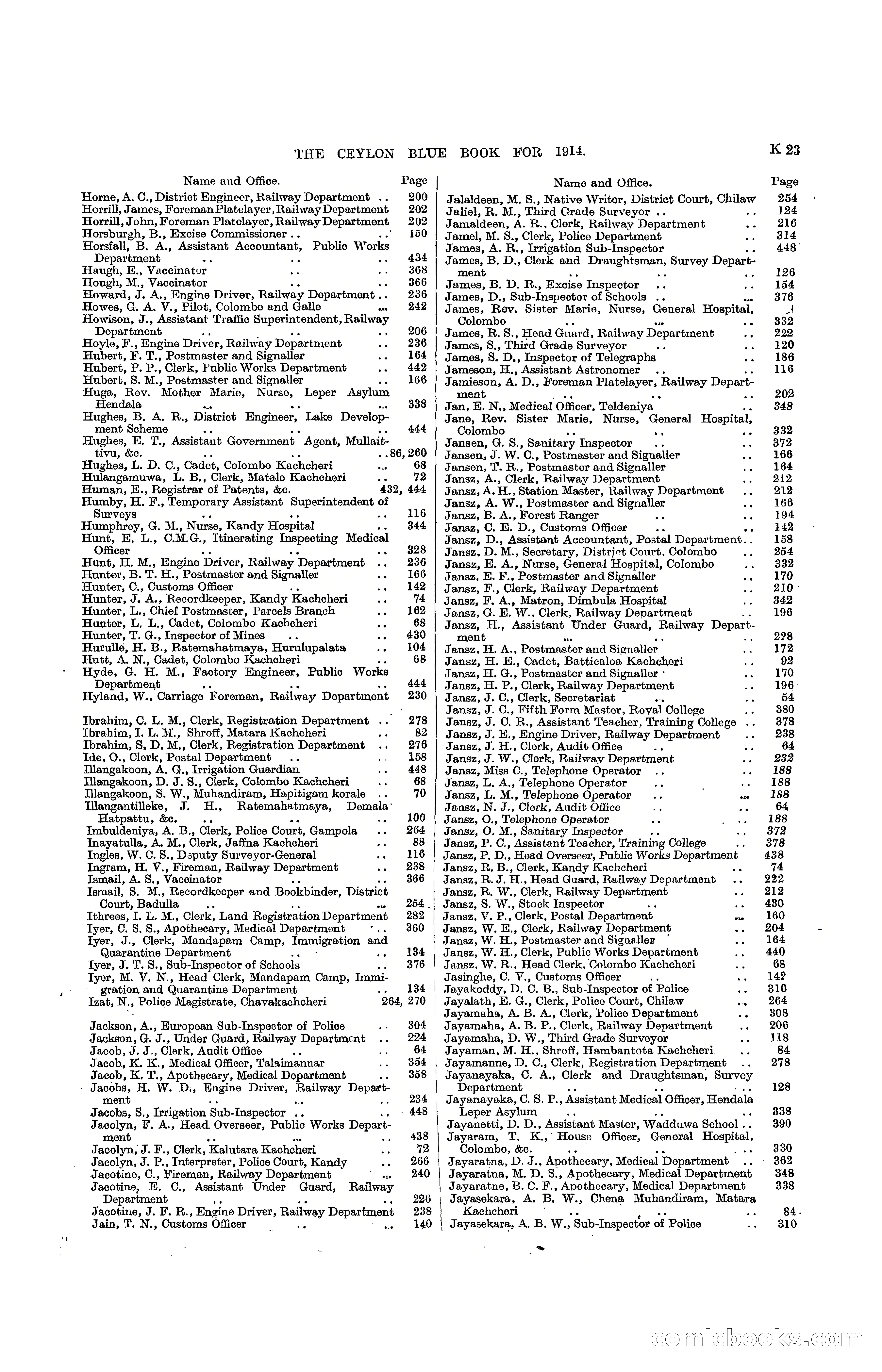 The Ceylon Blue Book, 1914 — page 269 of 398