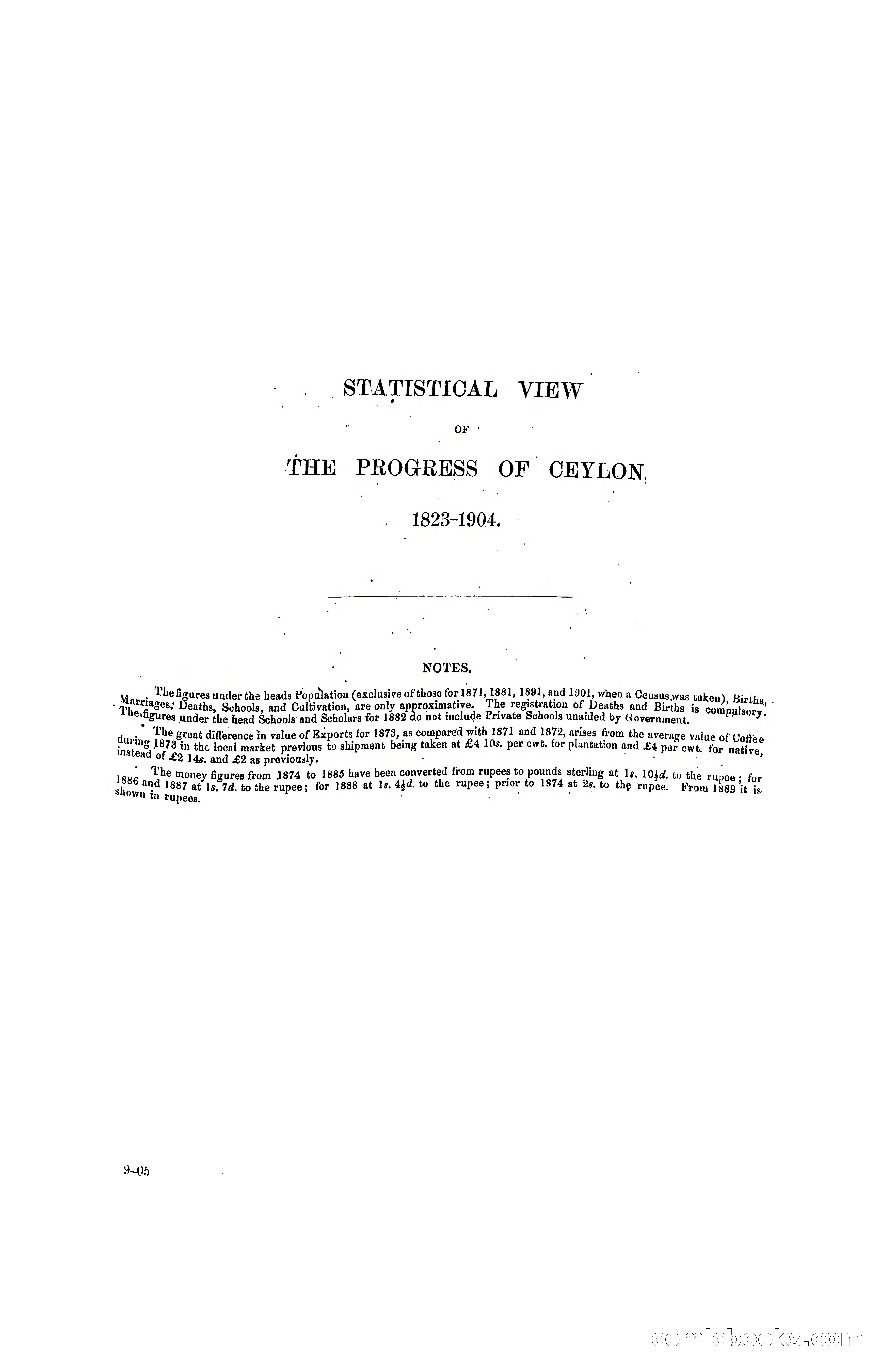 The Ceylon Blue Book, 1904 — page 9 of 400