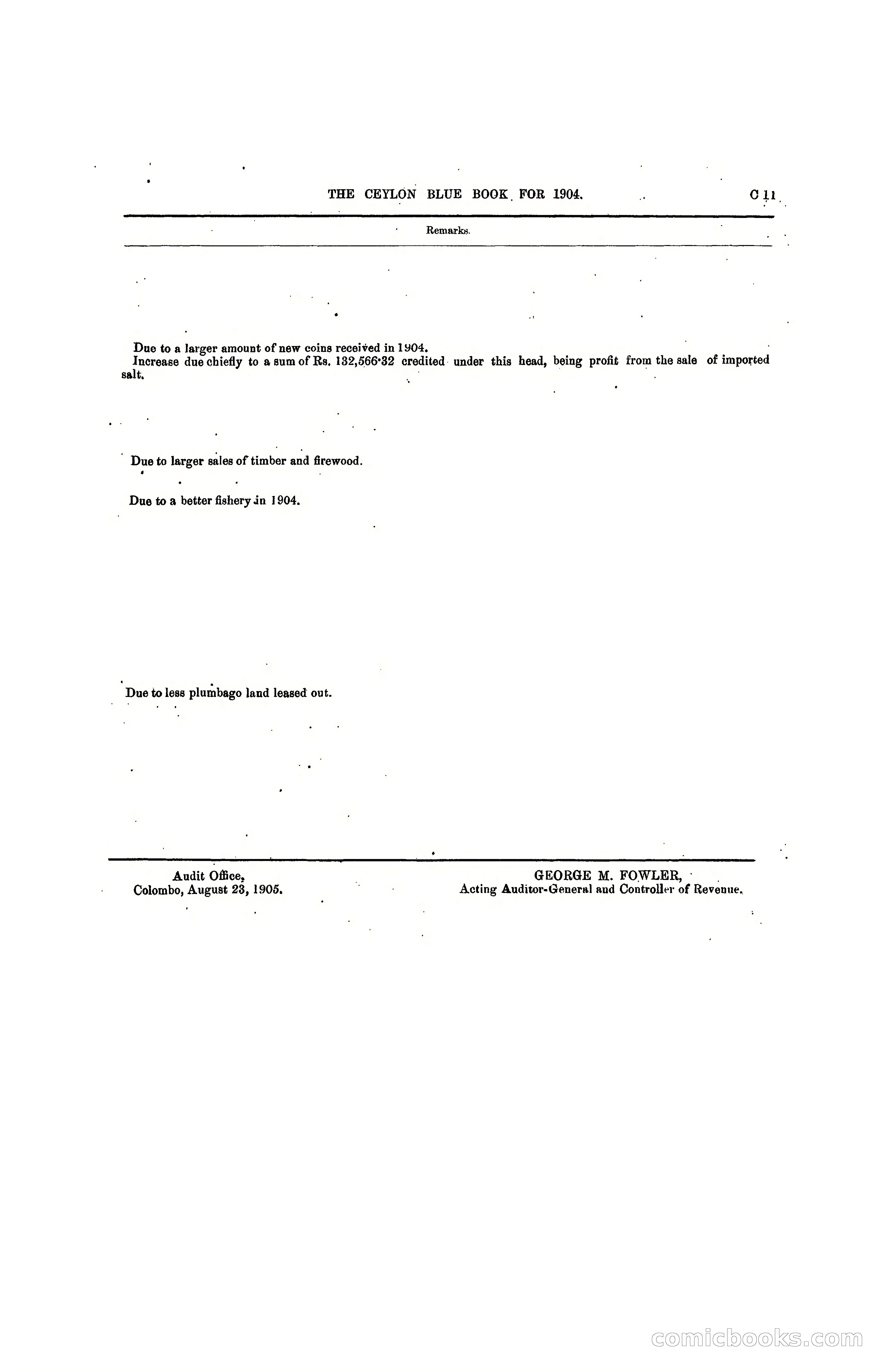 The Ceylon Blue Book, 1904 — page 77 of 400