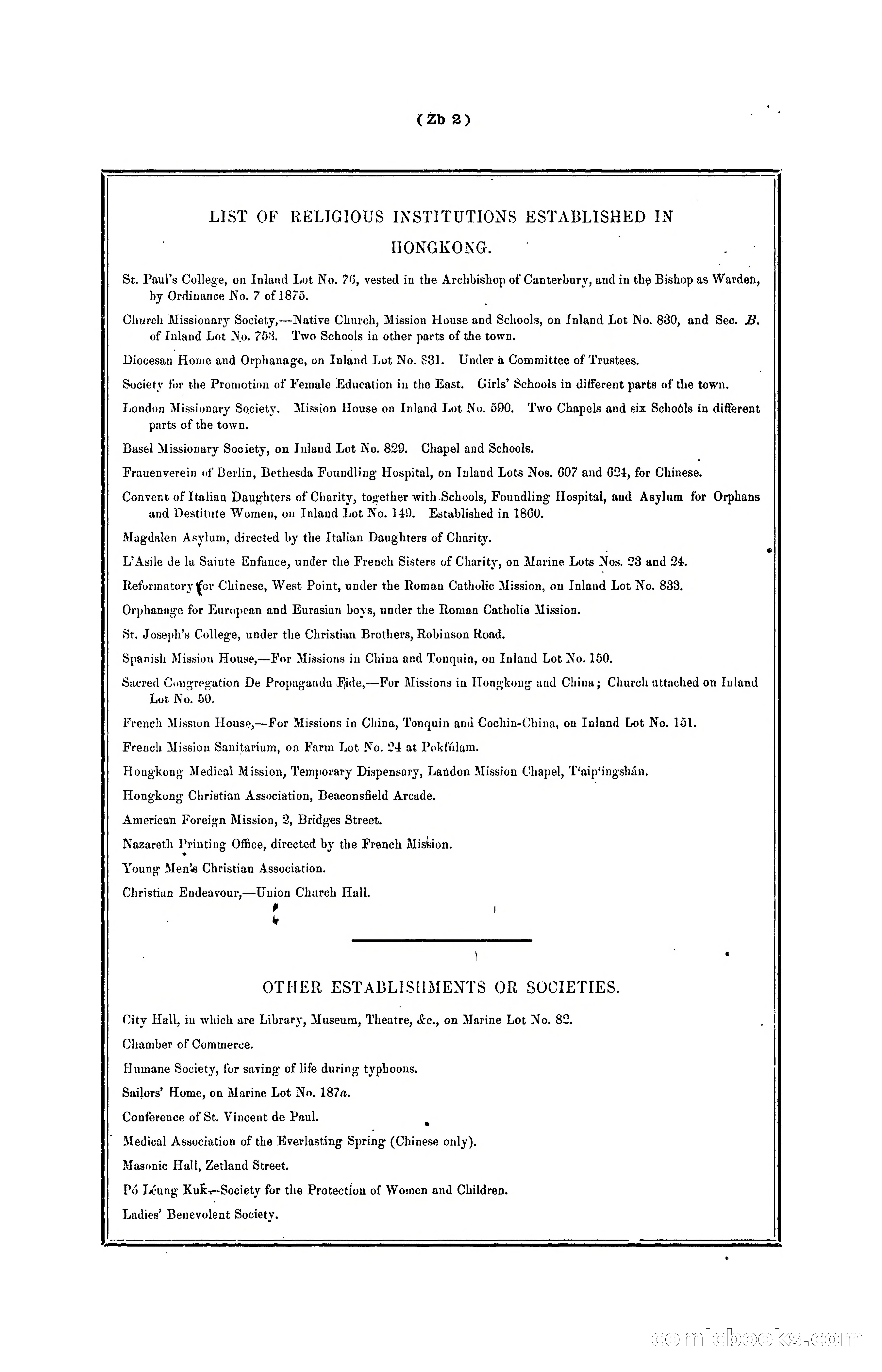 Hongkong Blue Book for the Year, 1902 — page 389 of 395
