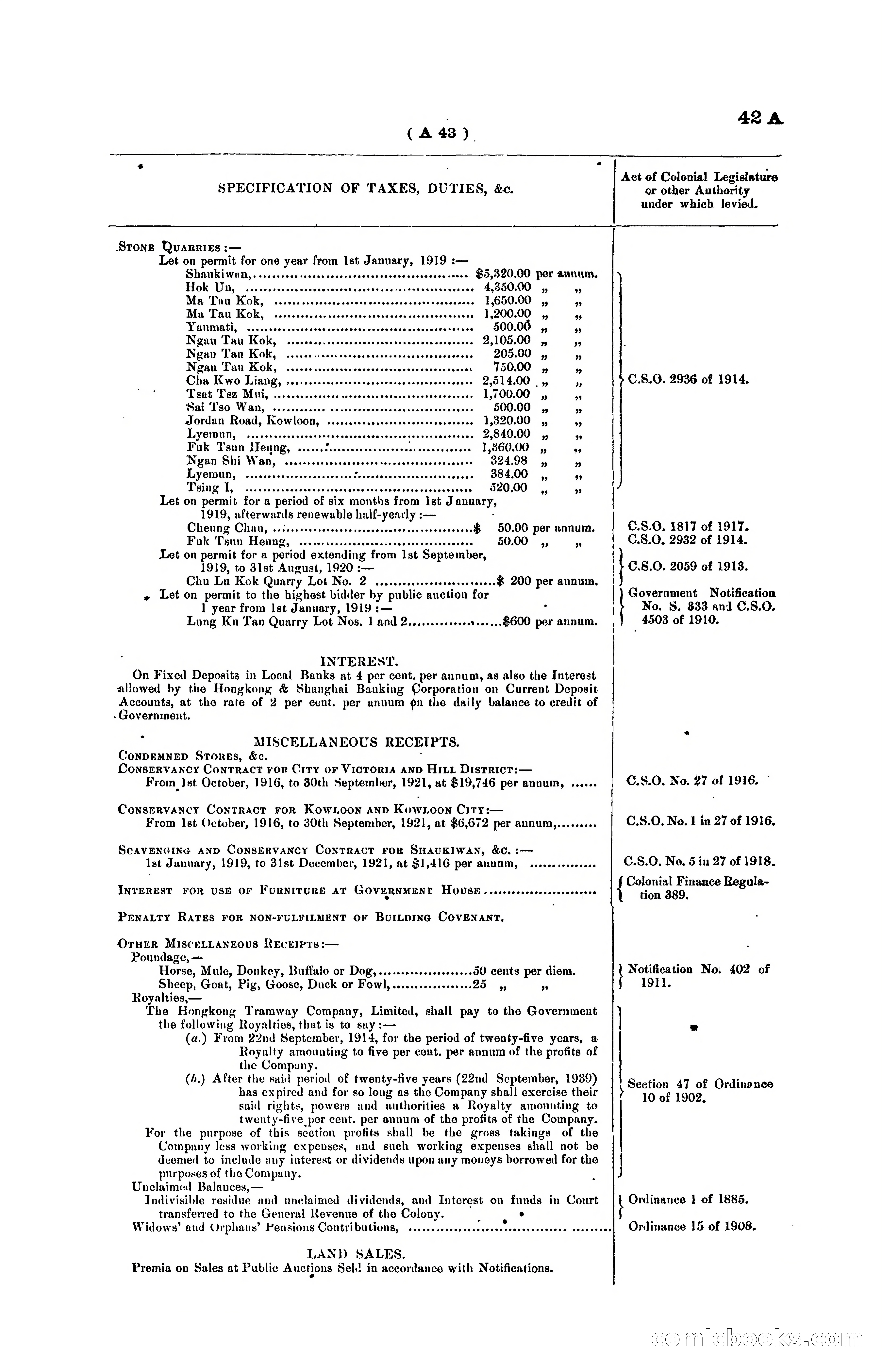 Hong Kong Blue Book for the Year, 1919 — page 51 of 367