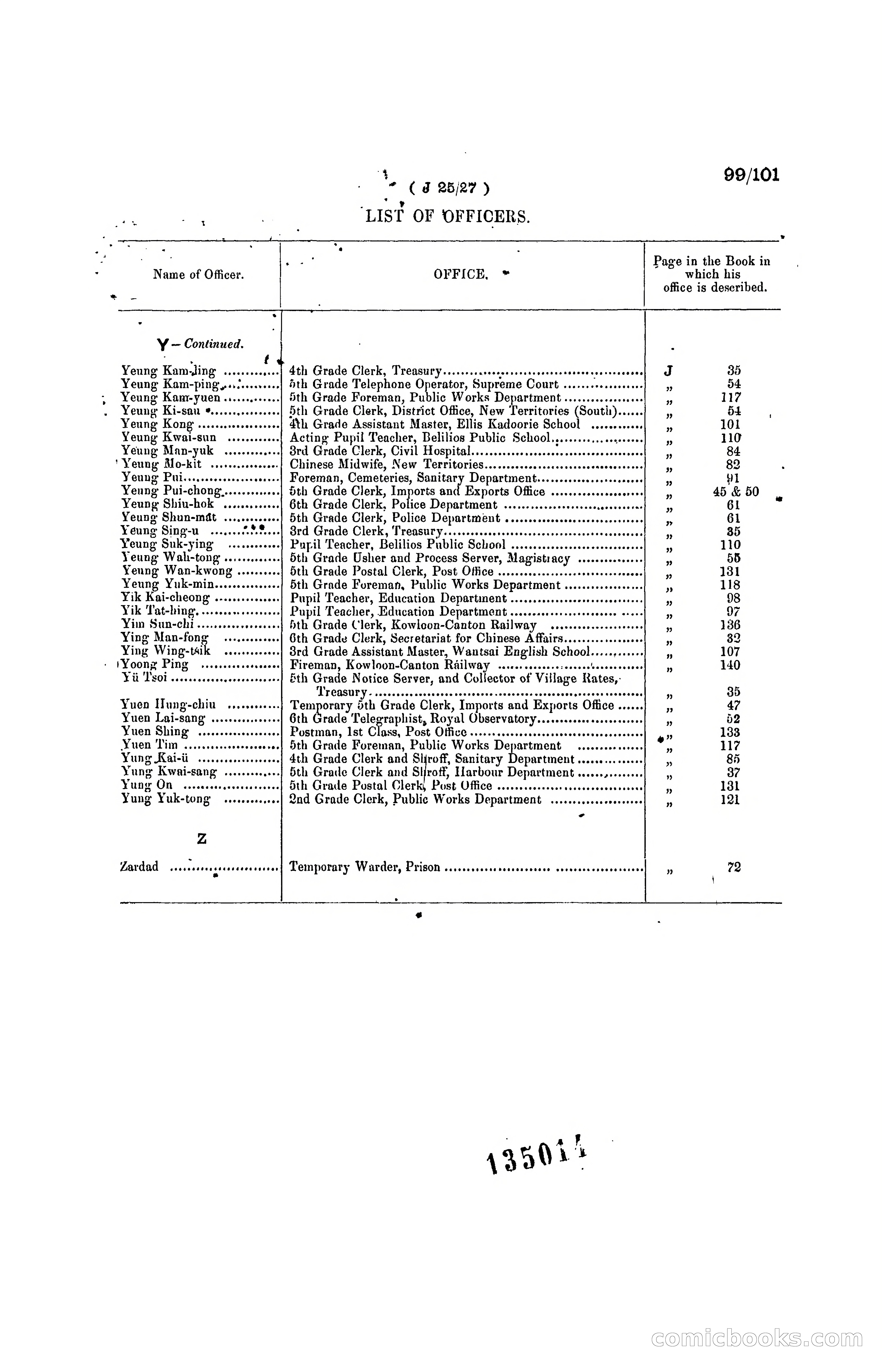 Hong Kong Blue Book for the Year, 1919 — page 107 of 367