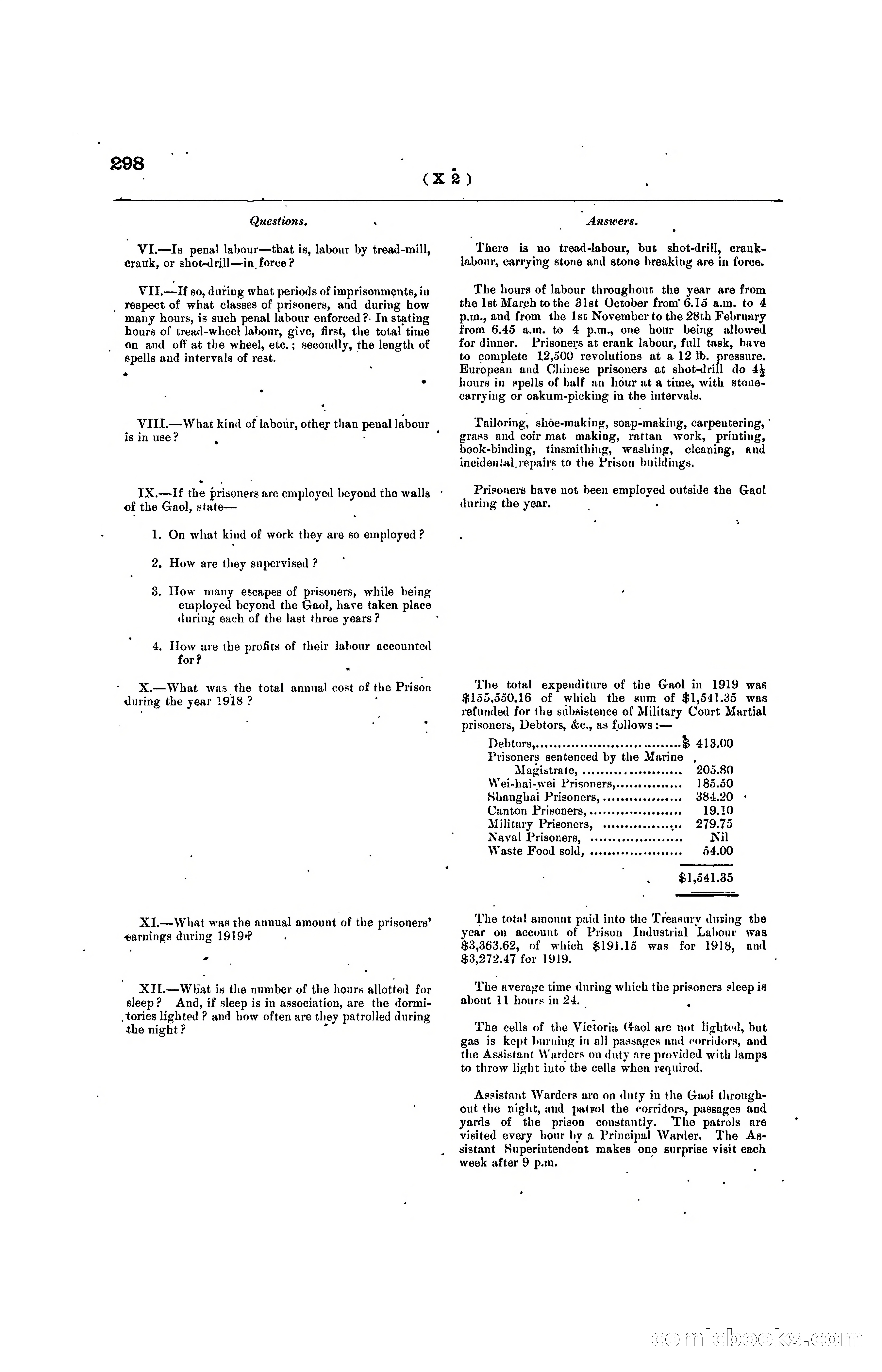 Hong Kong Blue Book for the Year, 1919 — page 313 of 367