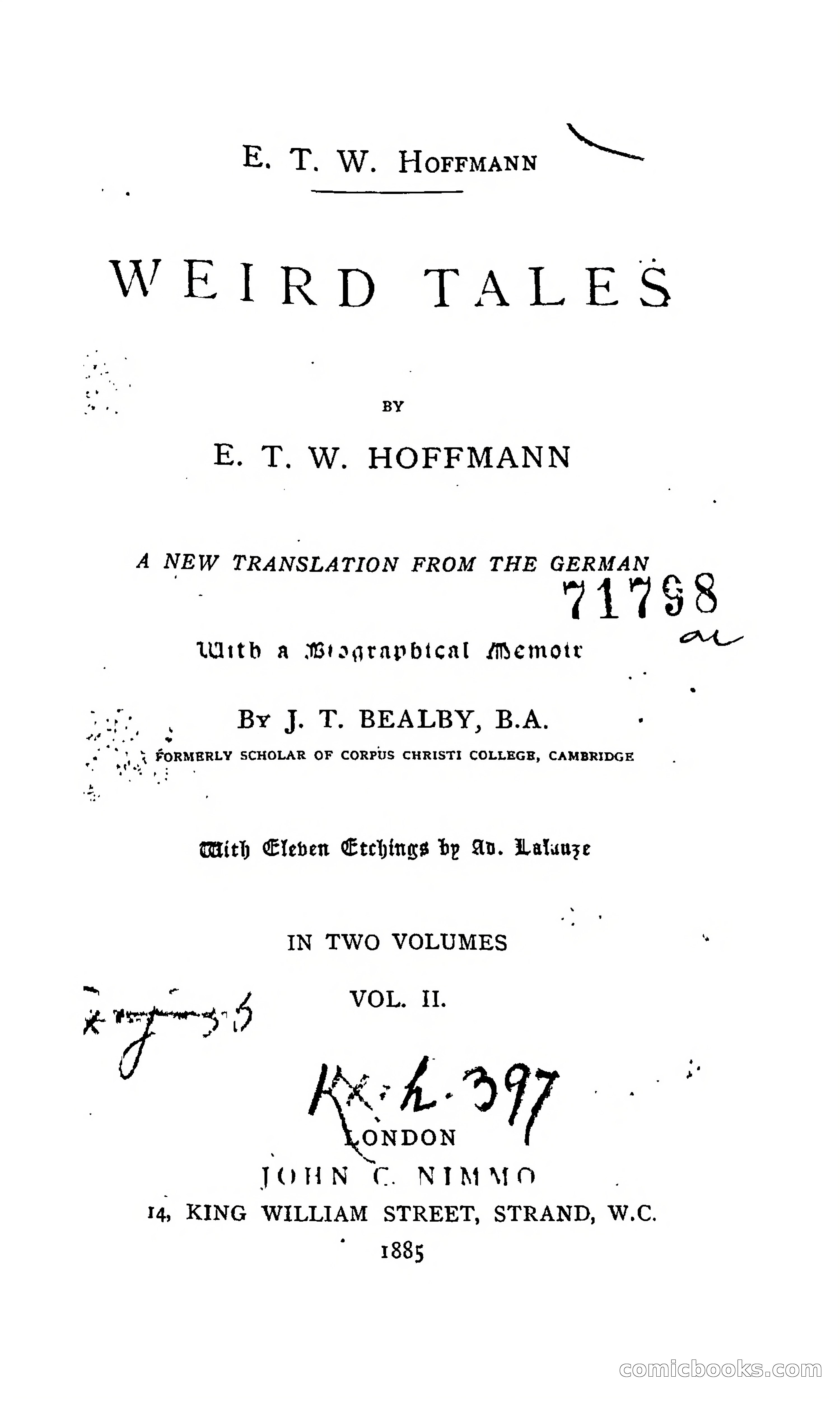 Weird Tales, Vol. II — page 7 of 396