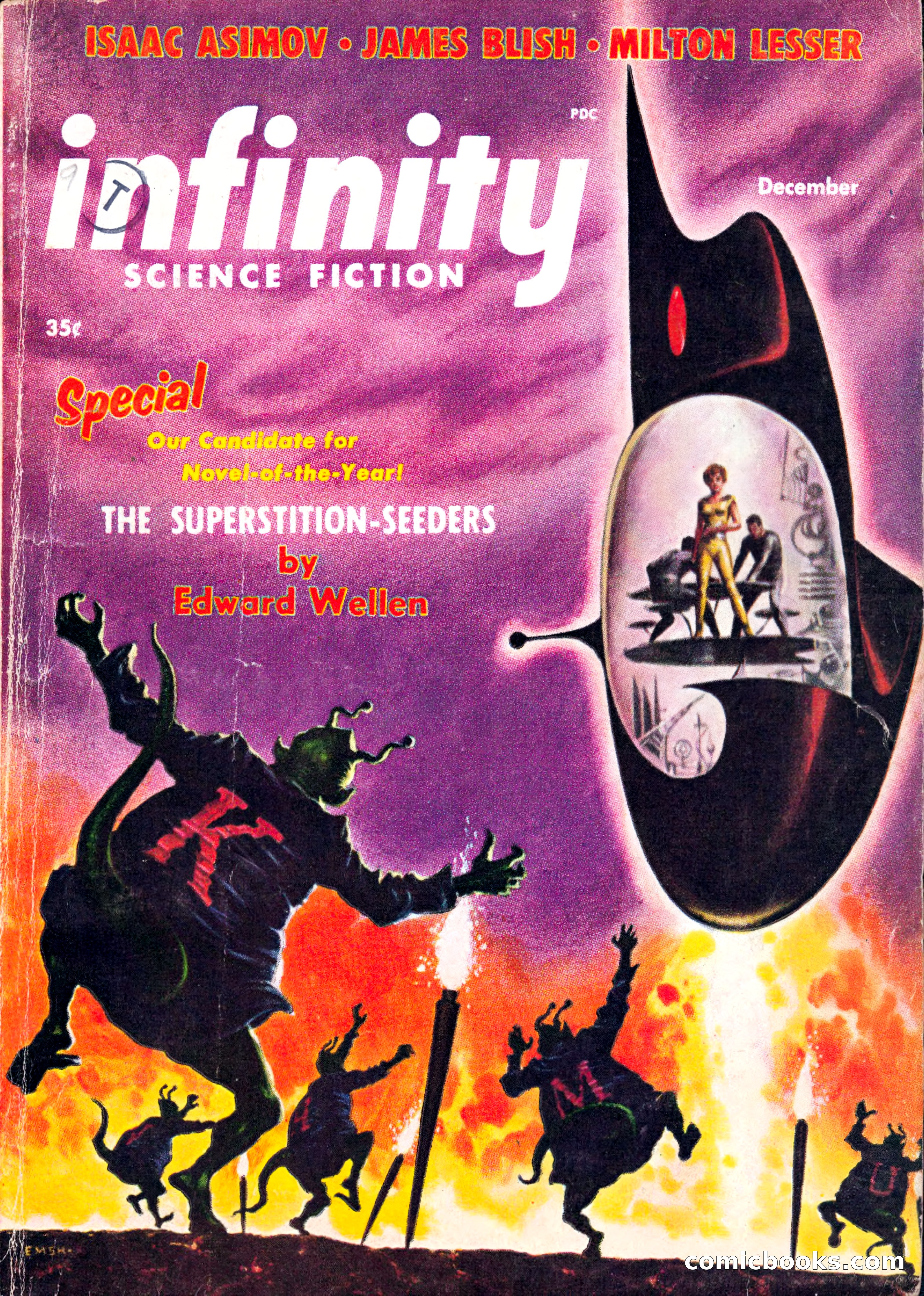 Infinity Science Fiction, December 1956