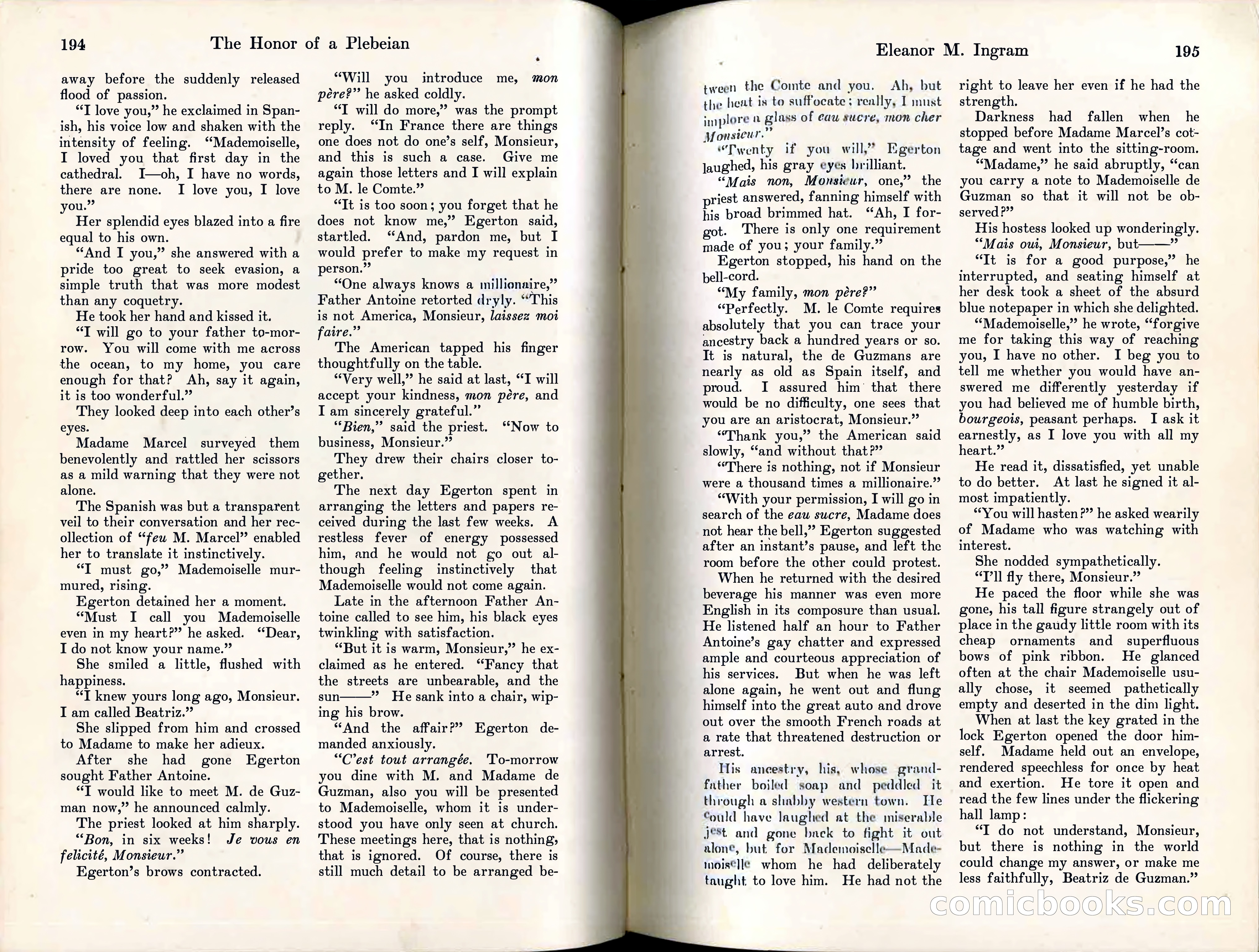 The Honor of a Plebeian — page 3 of 4