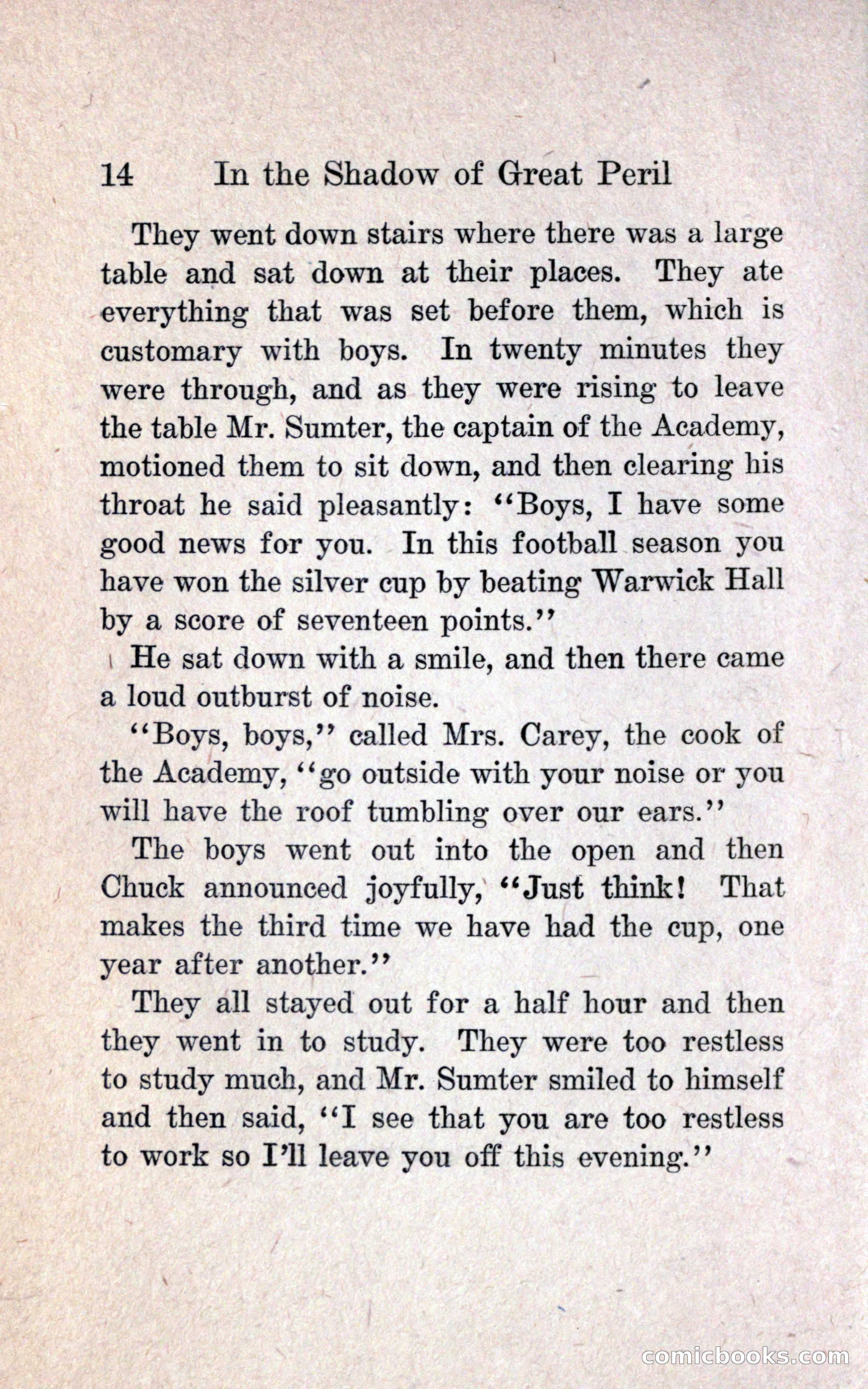 In the Shadow of Great Peril — page 22 of 192