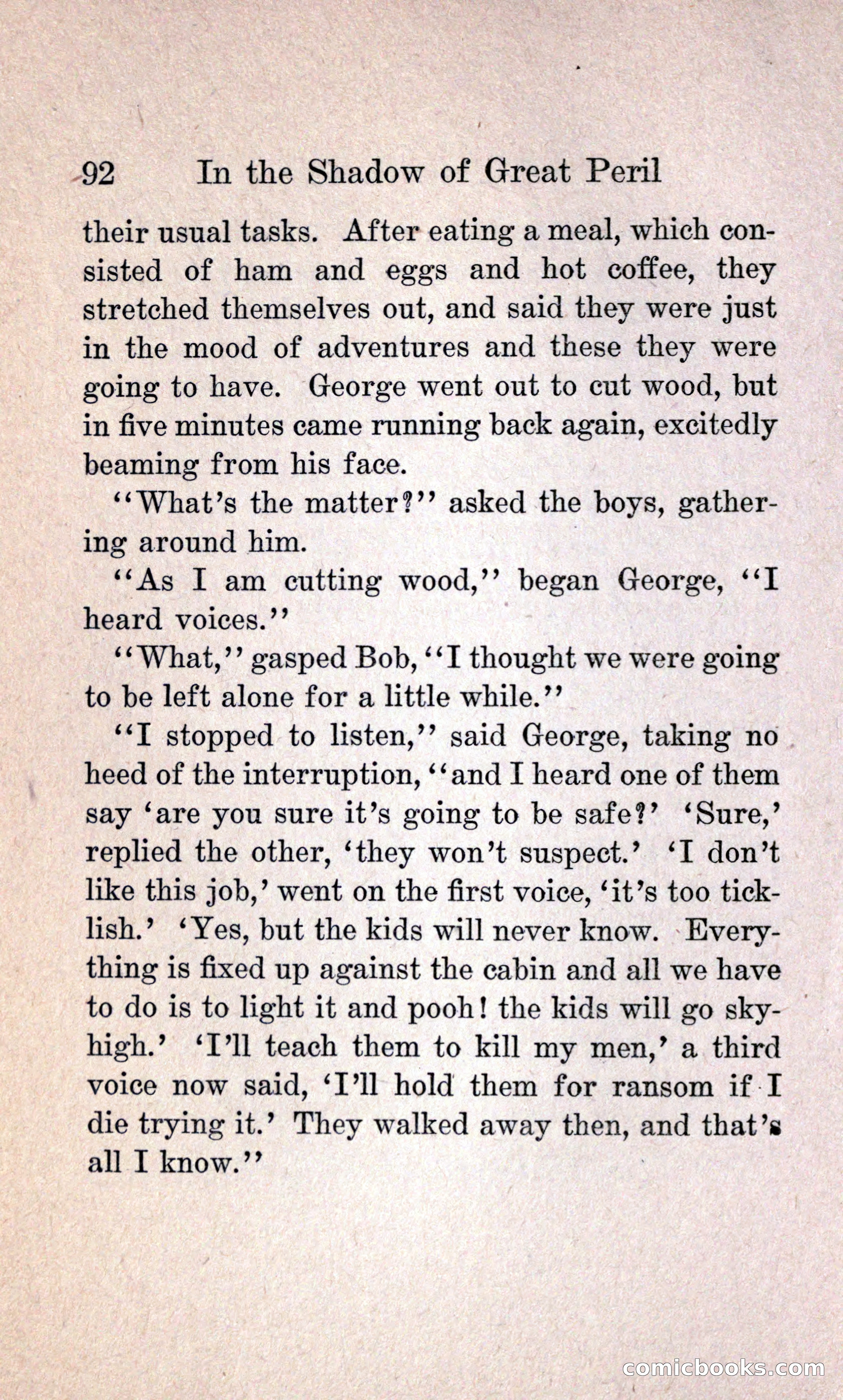 In the Shadow of Great Peril — page 100 of 192