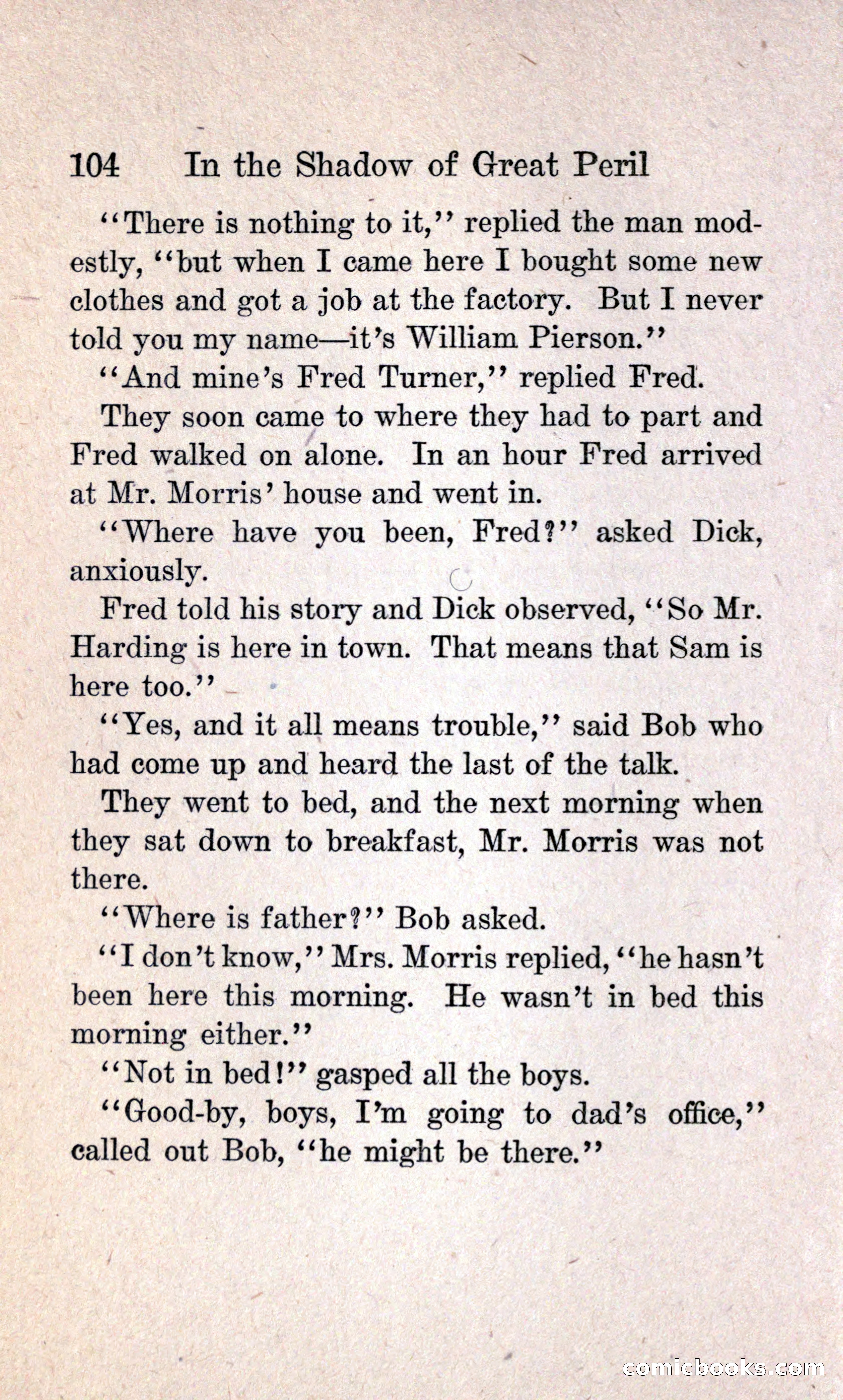In the Shadow of Great Peril — page 112 of 192