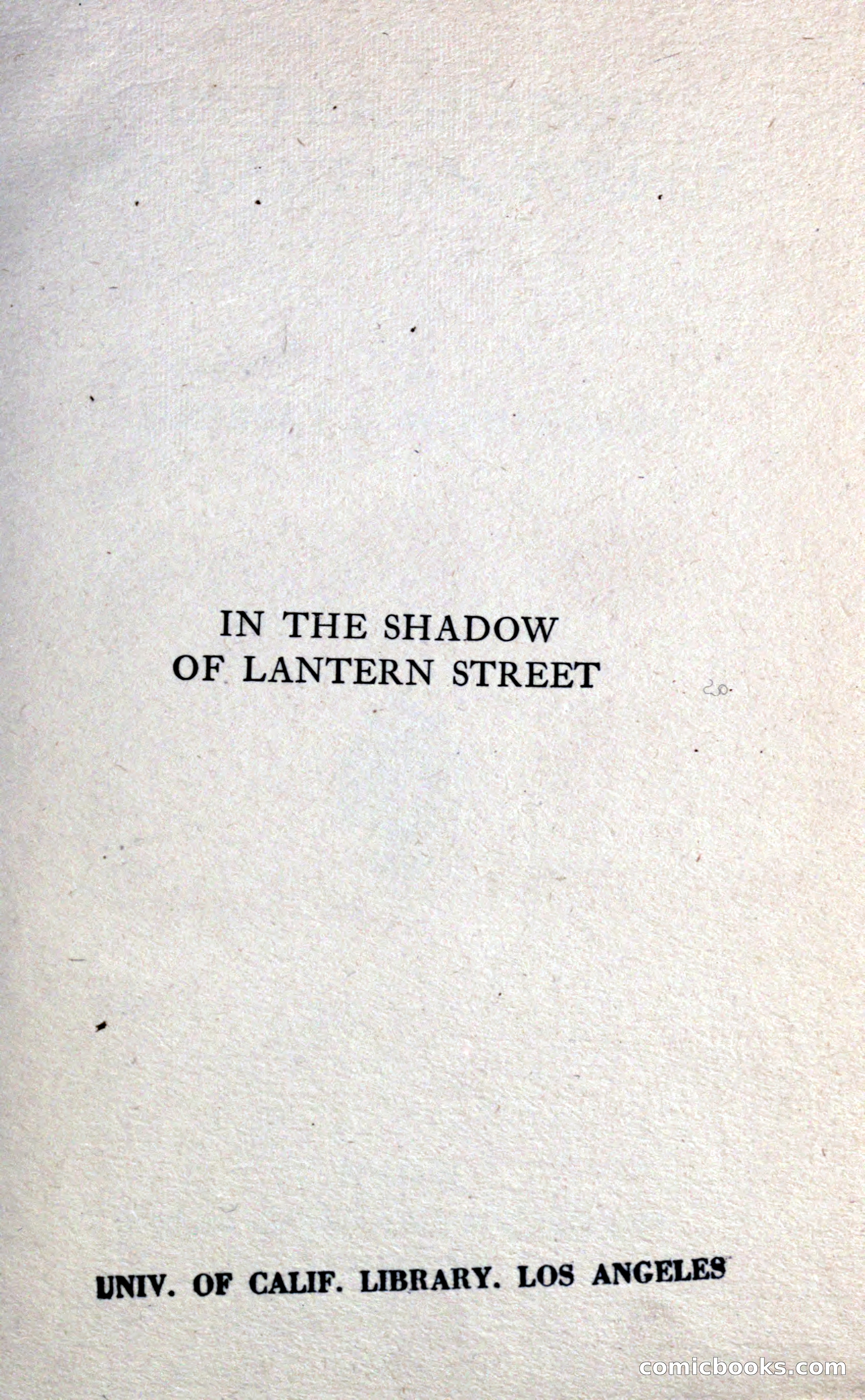 In the Shadow of Lantern Street — page 3 of 330