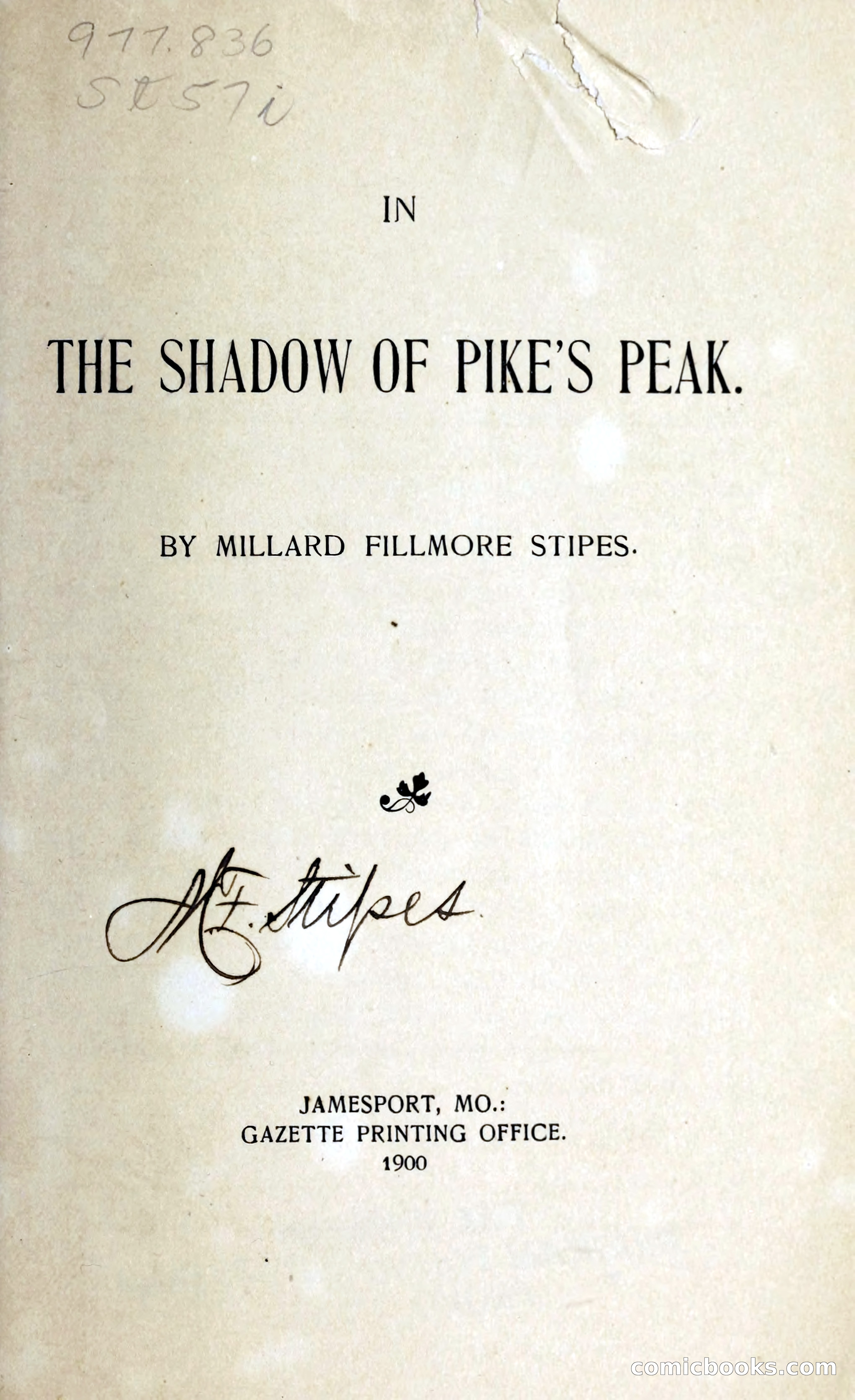 In the Shadow of Pike's Peak — page 6 of 73