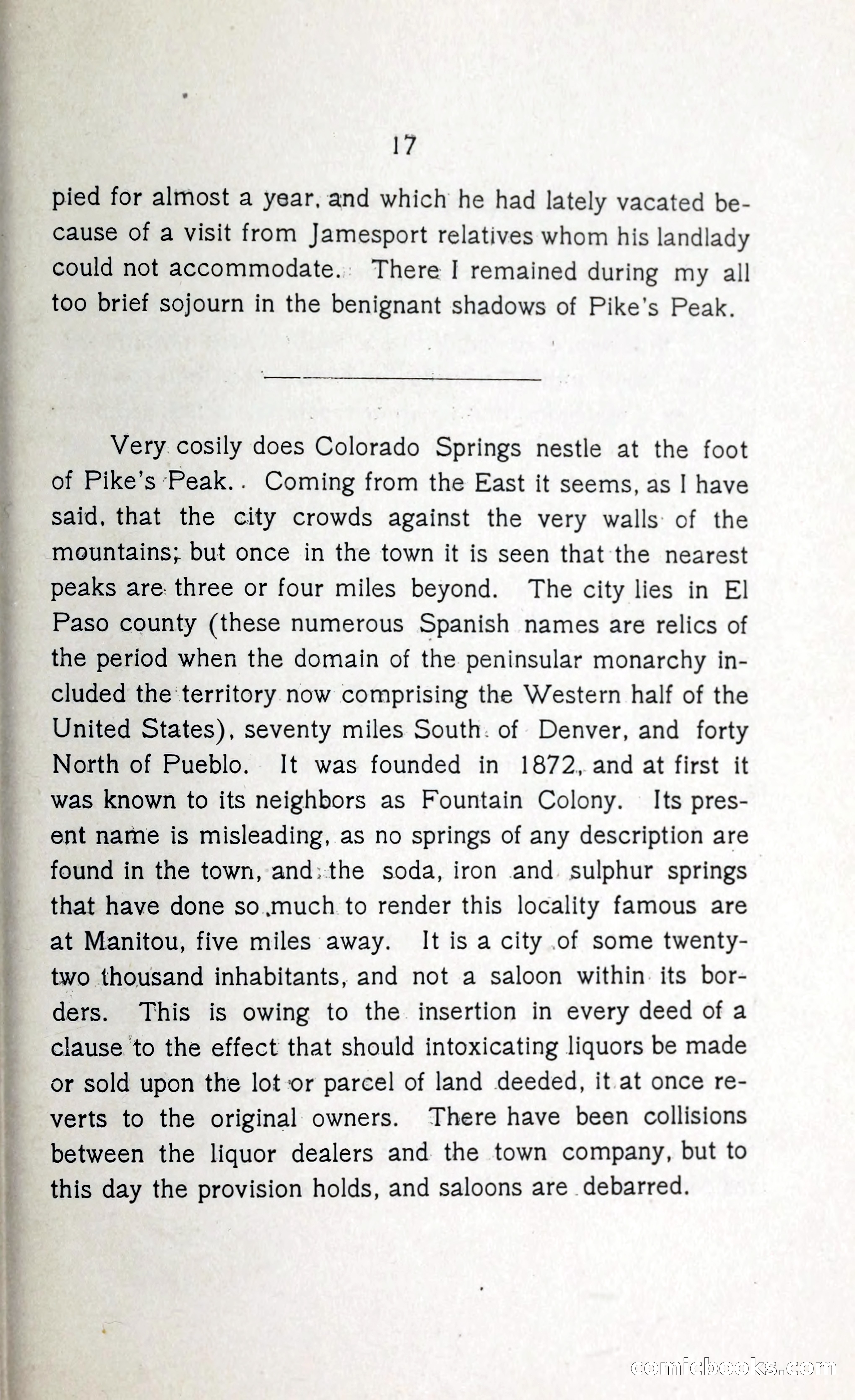 In the Shadow of Pike's Peak — page 22 of 73