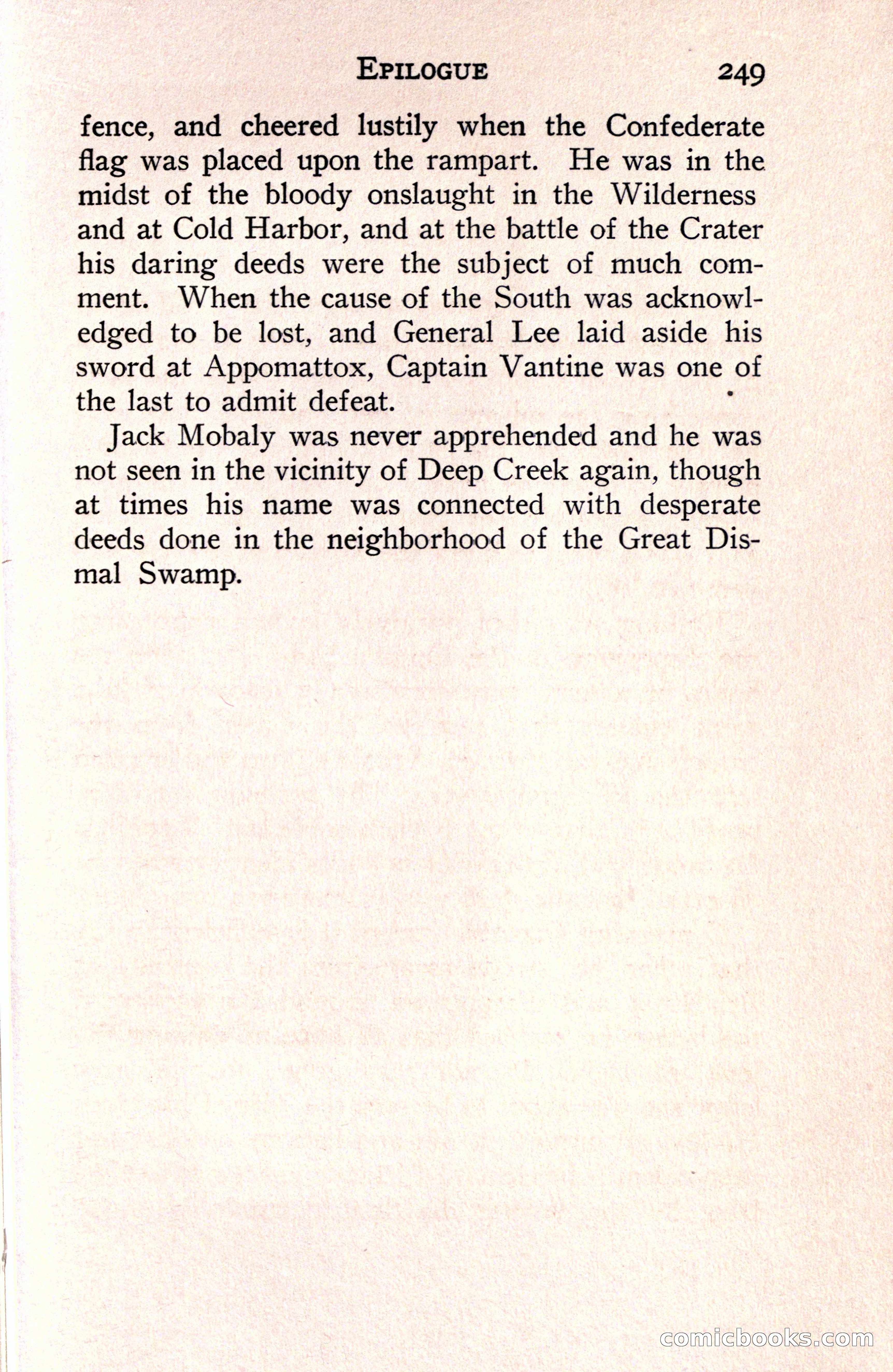 In the Shadow of the Pines: A Tale of Tidewater Virginia — page 285 of 287