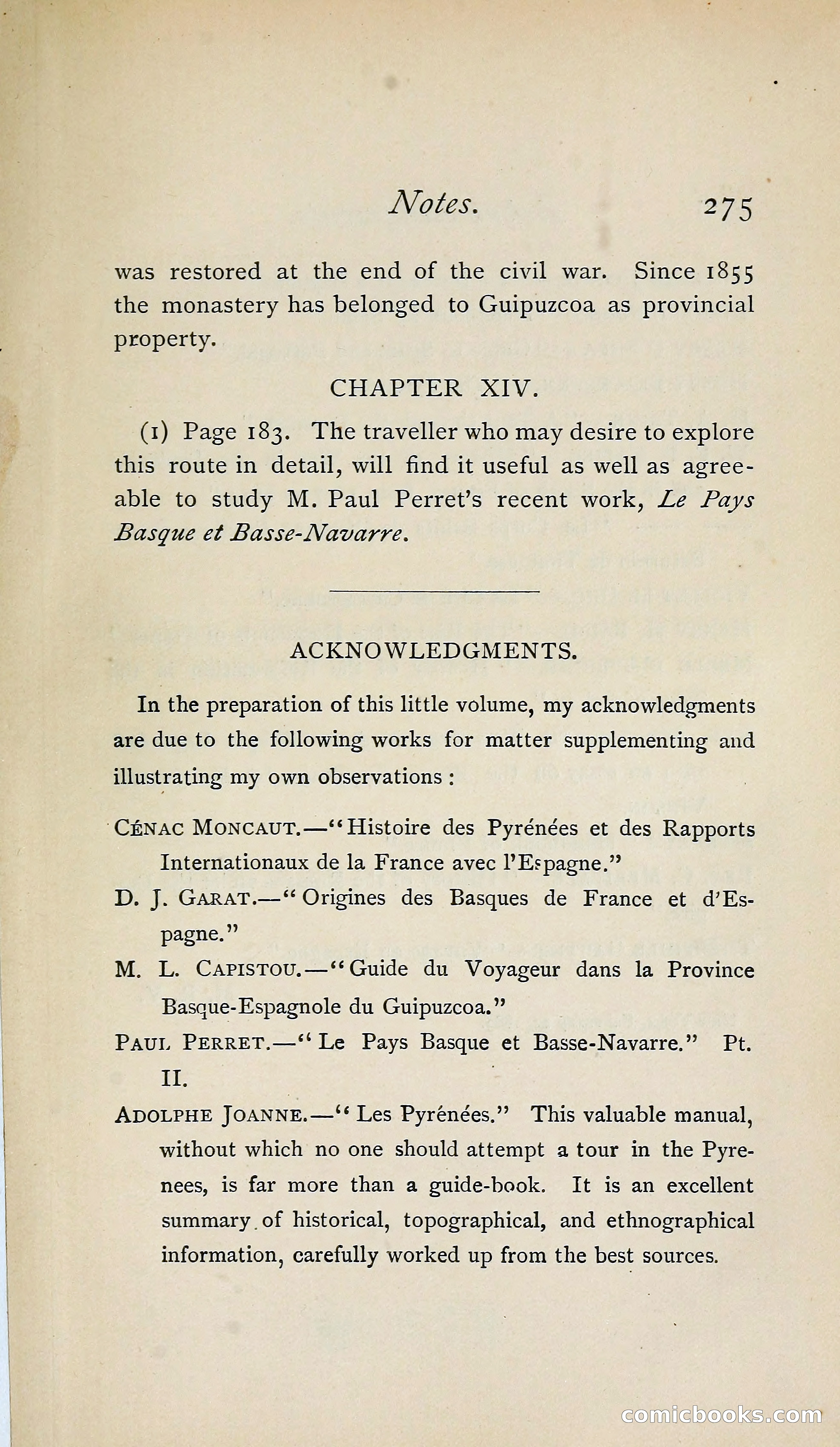 In the Shadow of the Pyrenees from Basque-Land to Carcassonne — page 318 of 322