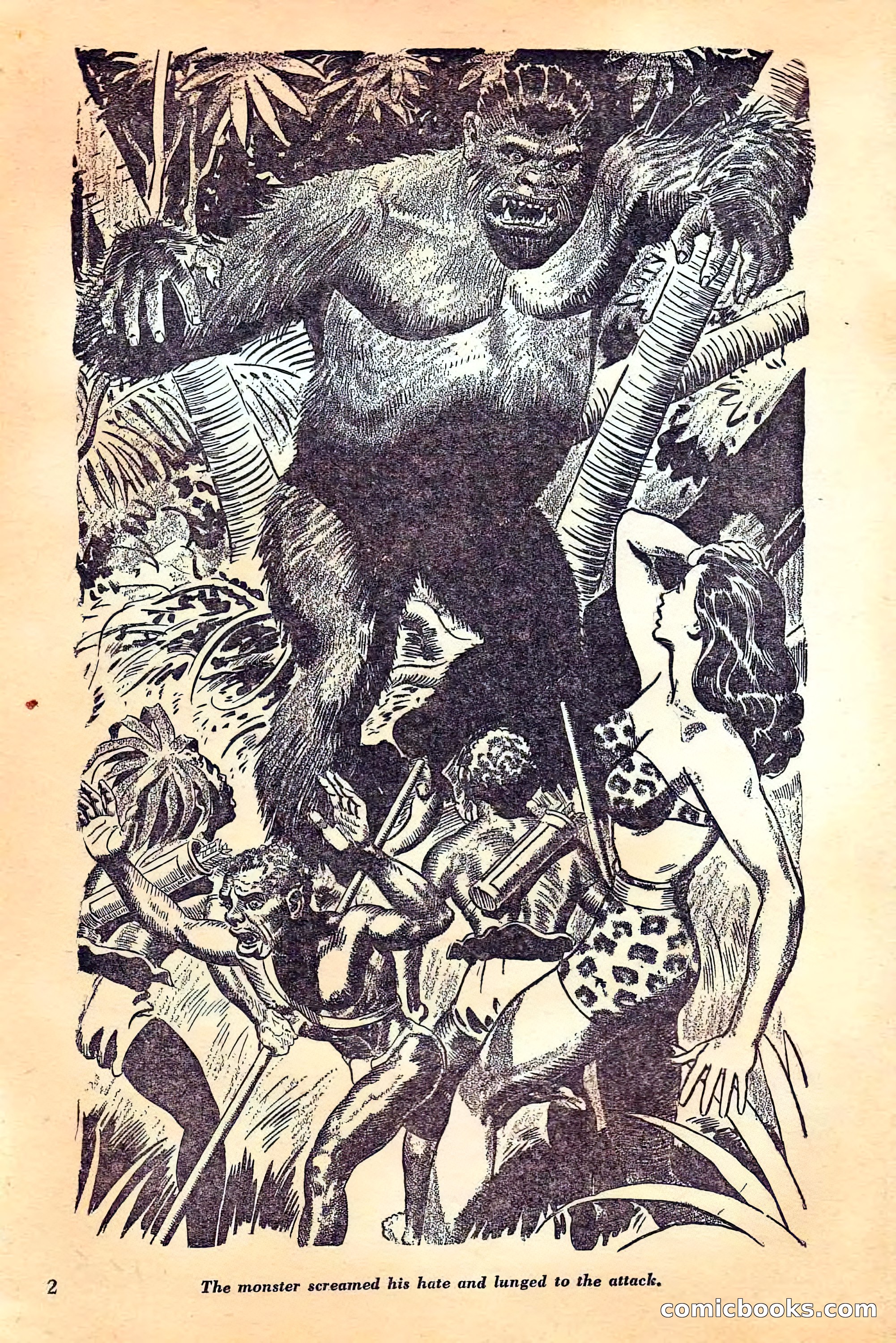 Jungle Stories, Spring 1946 — page 4 of 132