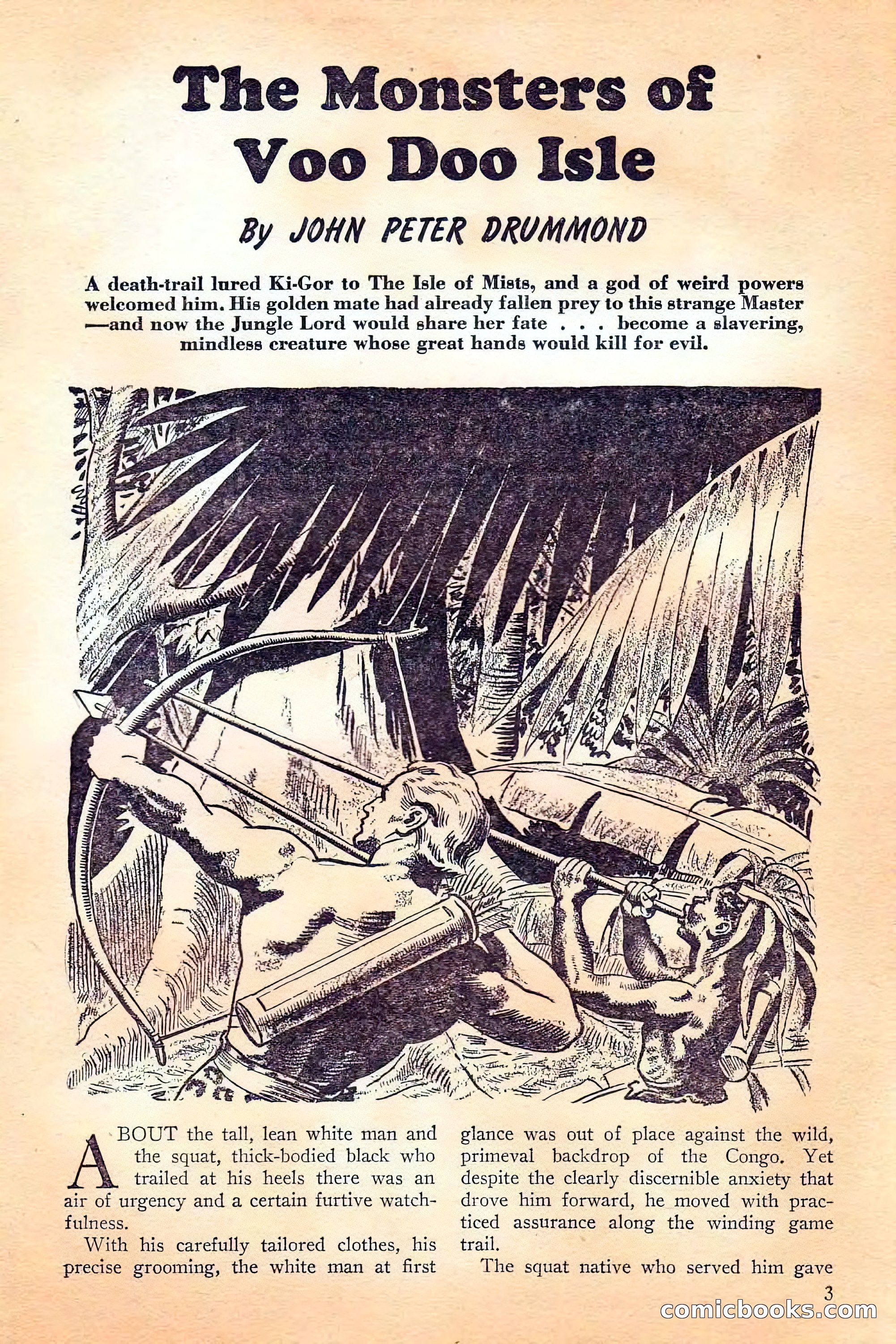 Jungle Stories, Spring 1946 — page 5 of 132