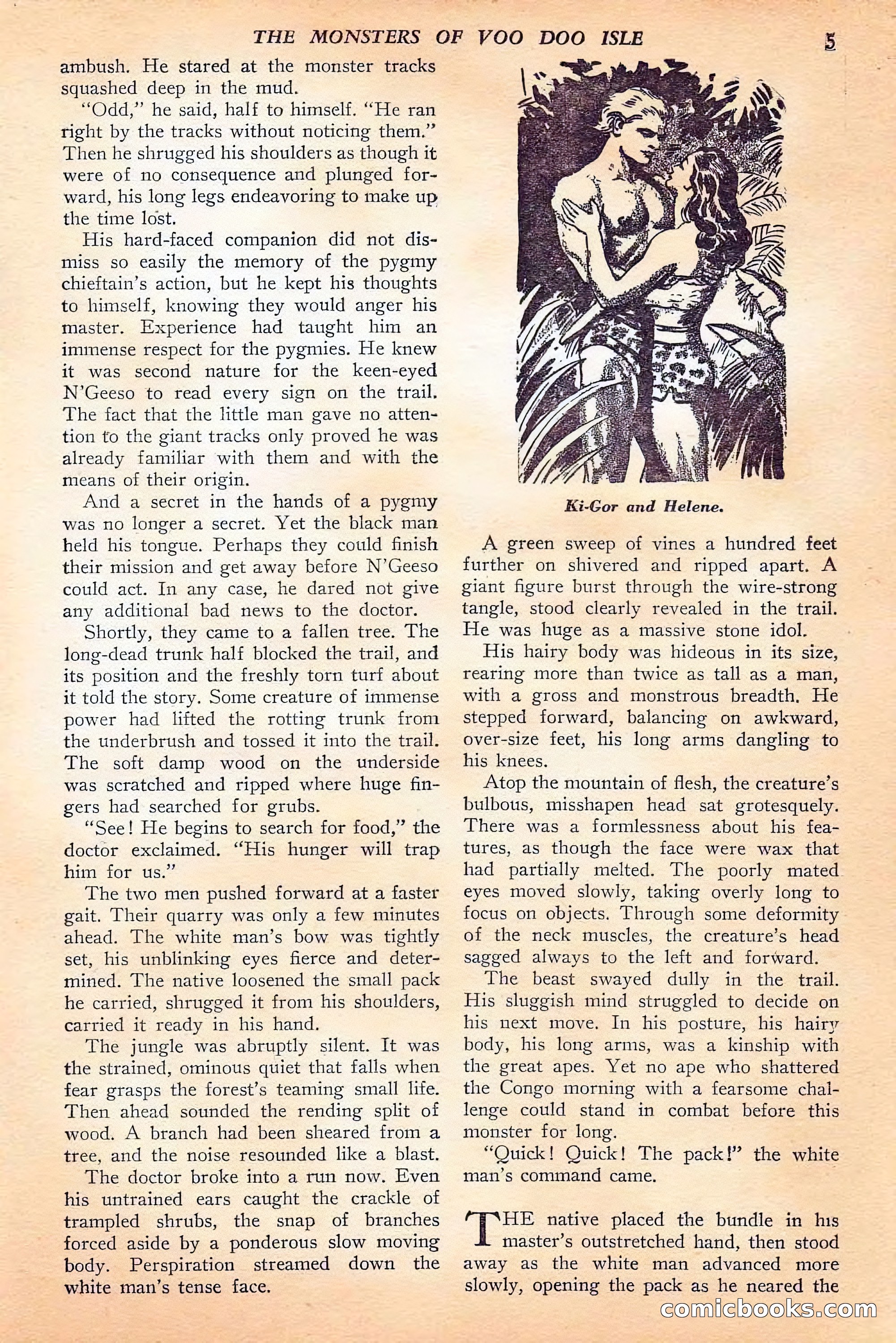 Jungle Stories, Spring 1946 — page 7 of 132