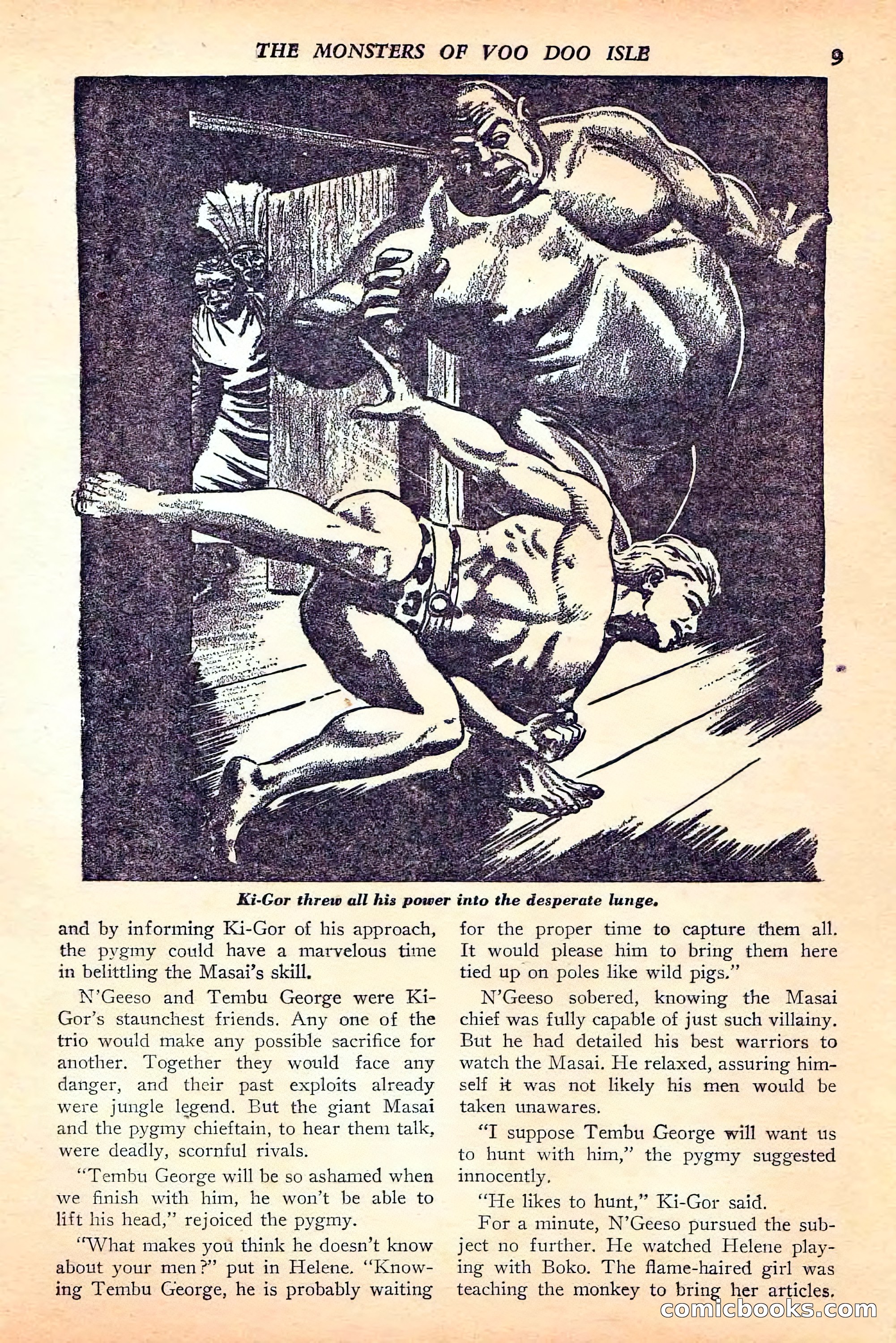 Jungle Stories, Spring 1946 — page 11 of 132