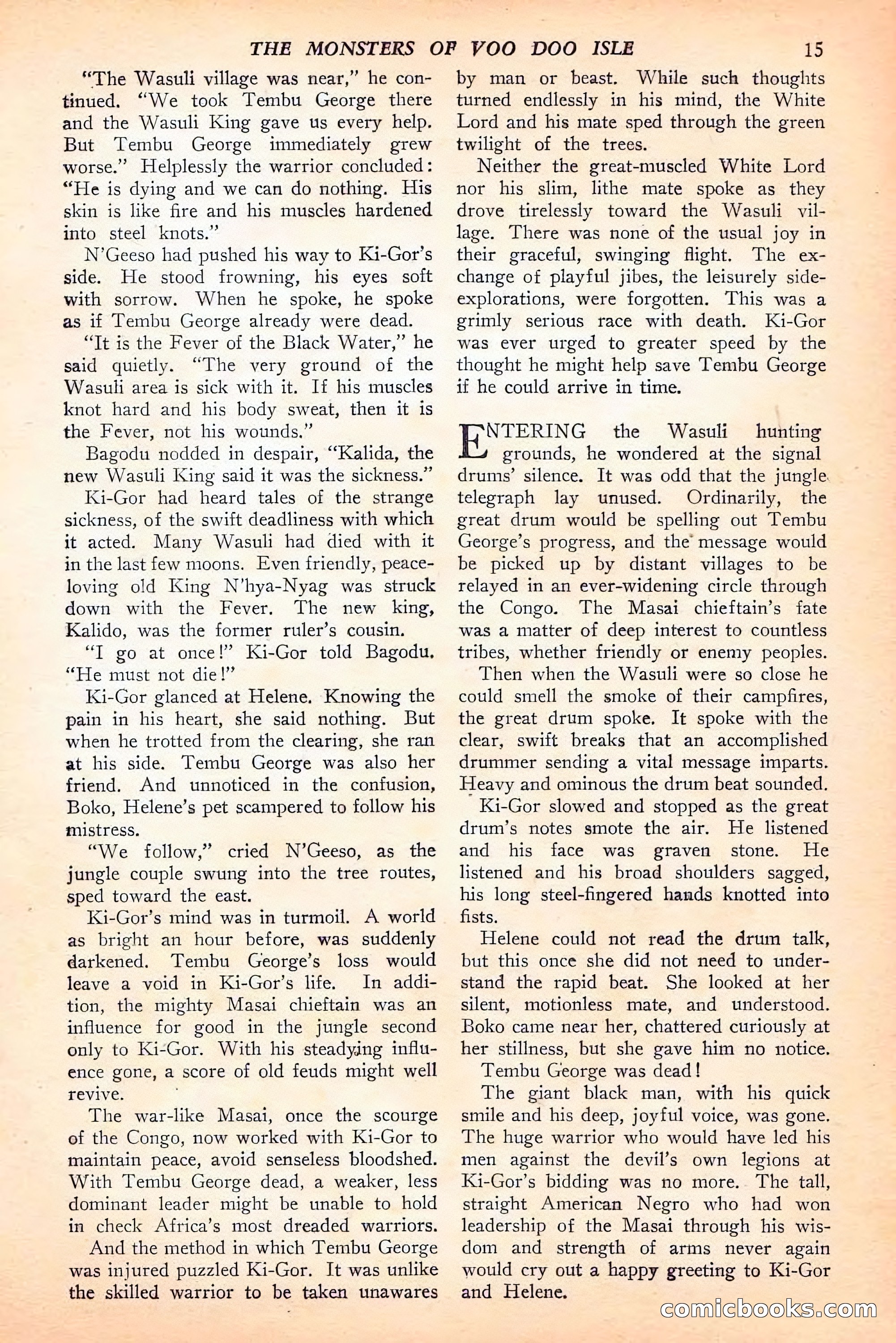 Jungle Stories, Spring 1946 — page 17 of 132